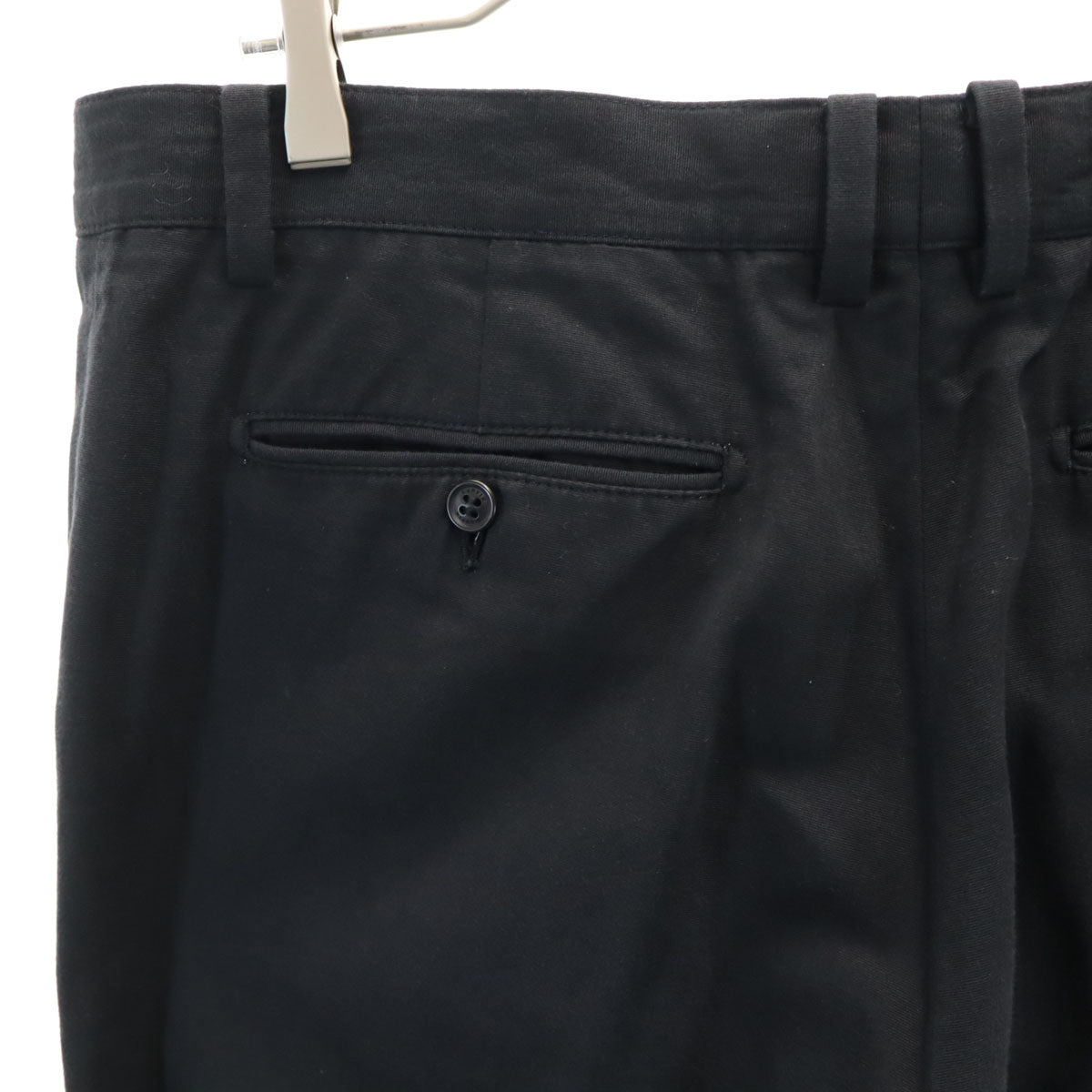 LANVIN LA COLLECTION ランバンコレクション 日本製 ロングパンツ 94 ブラック メンズ