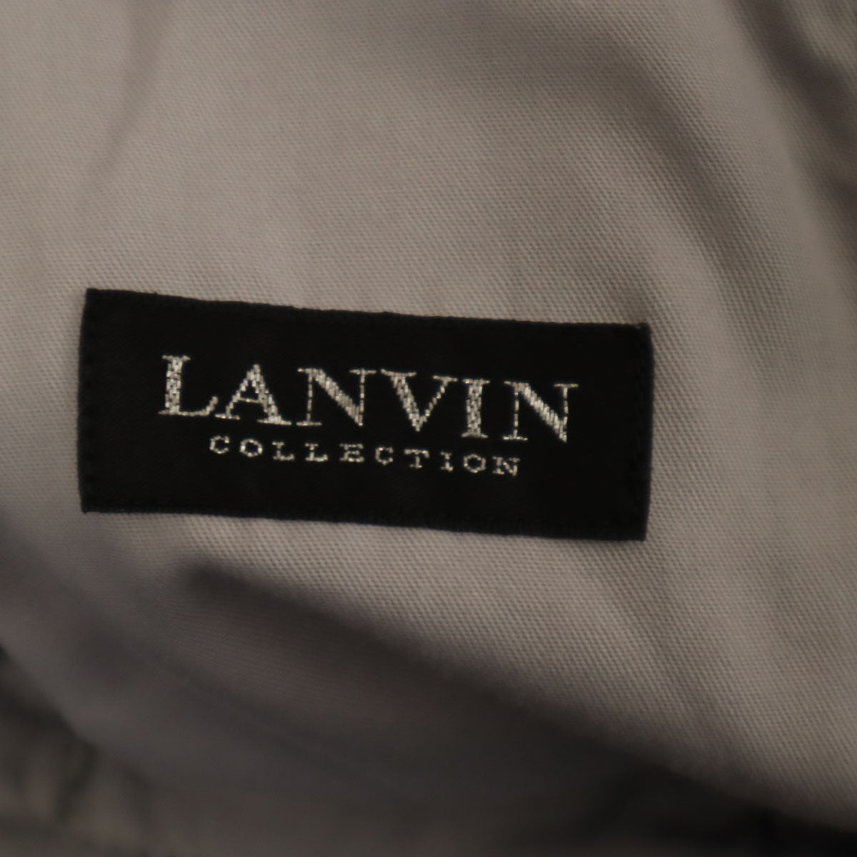 LANVIN LA COLLECTION ランバンコレクション 日本製 ロングパンツ 94 ブラック メンズ