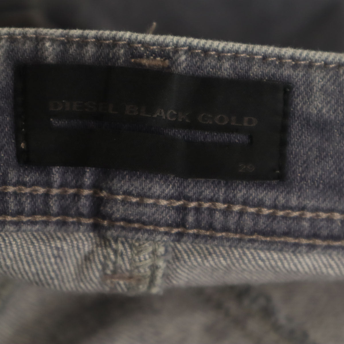 DIESEL BLACK GOLD ディーゼルブラックゴールド イタリア製 デニムパンツ W29 グレー EXCESS-NT ジーンズ メンズ