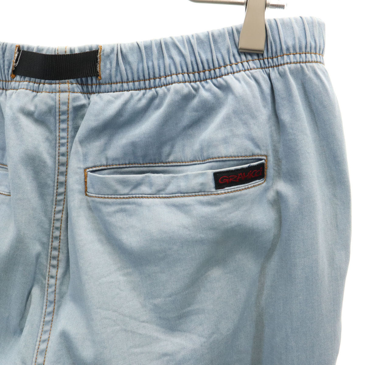 Gramicci グラミチ ライトデニム スリムパンツ L ライトブルー アウトドア メンズ