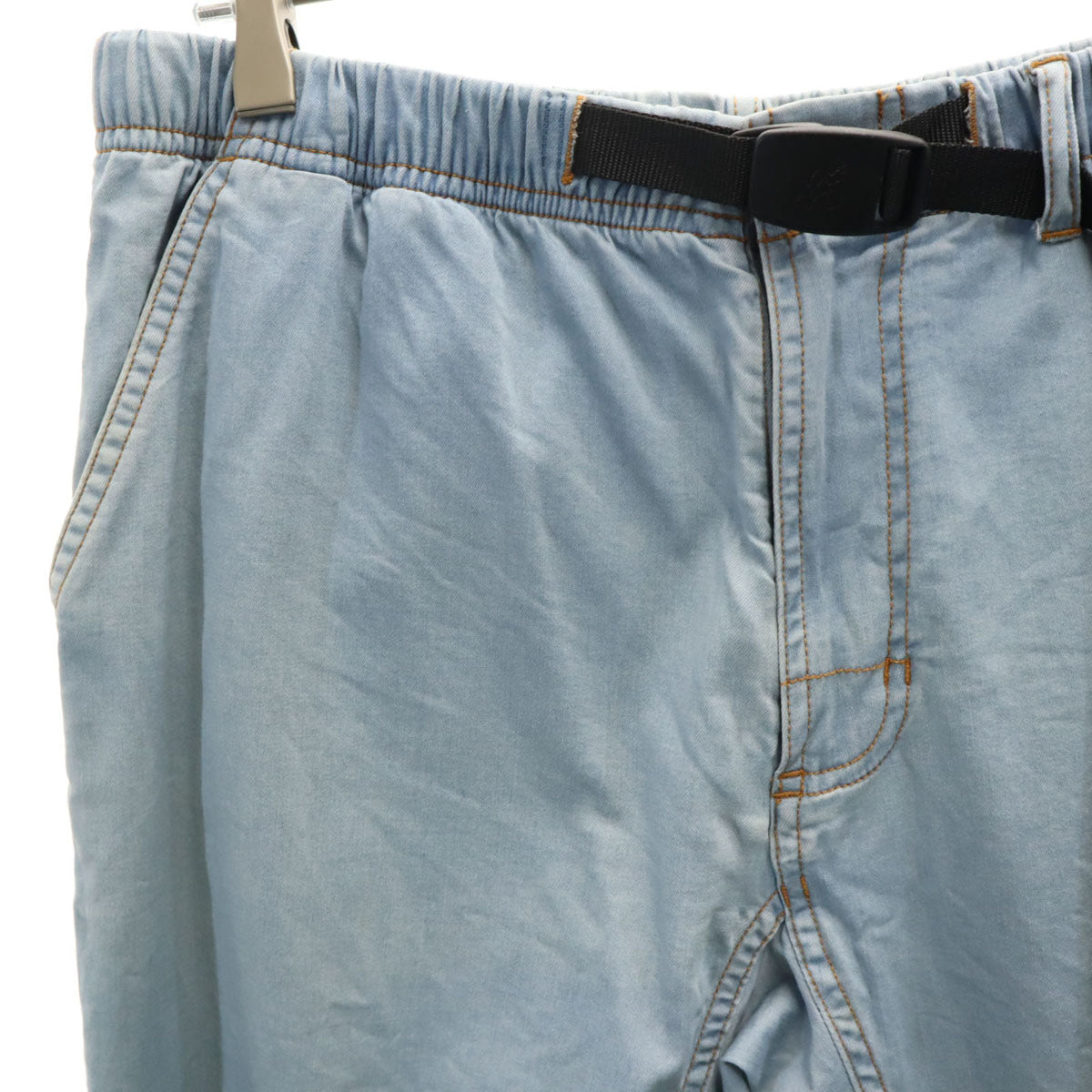 Gramicci グラミチ ライトデニム スリムパンツ L ライトブルー アウトドア メンズ