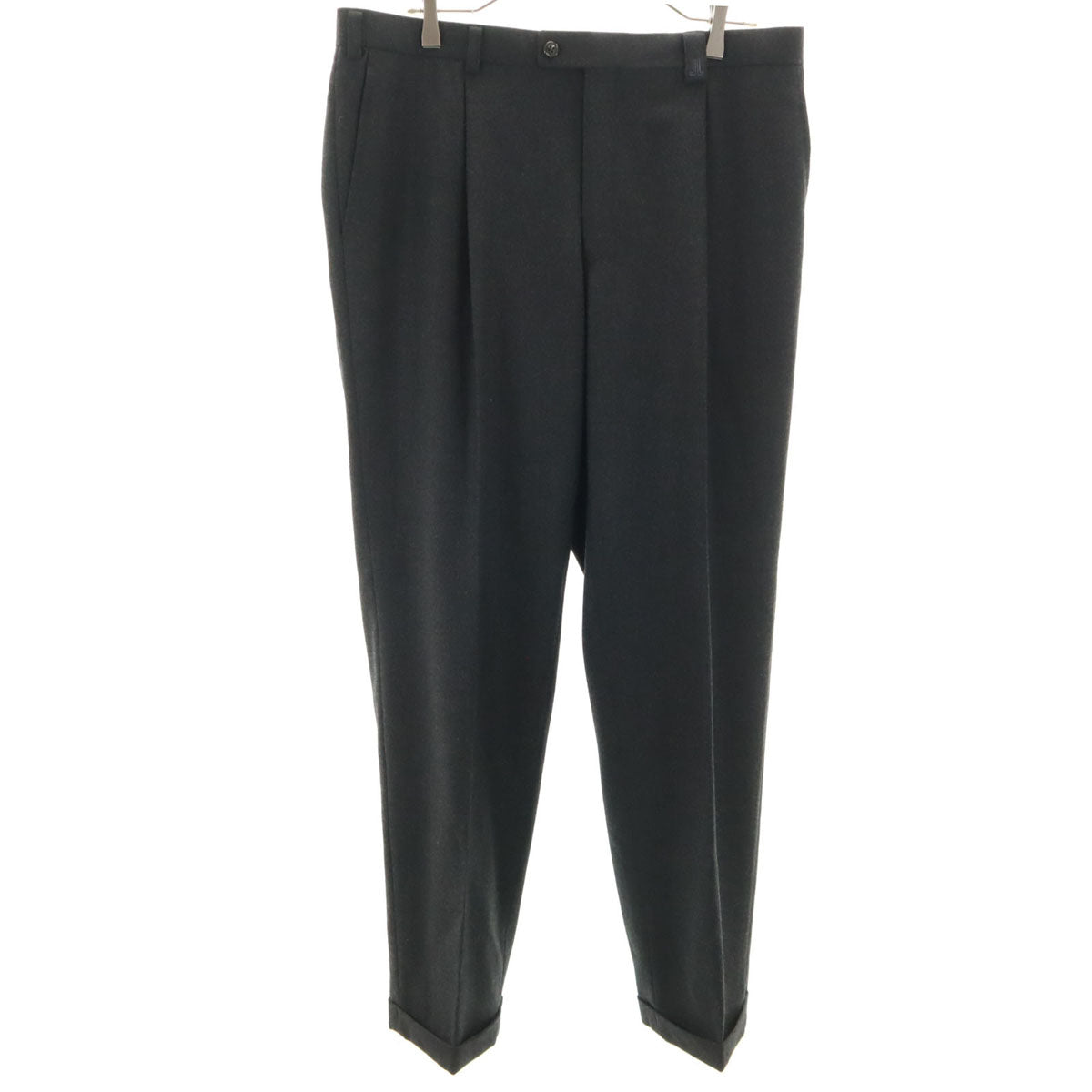 LANVIN LA COLLECTION ランバンコレクション 日本製 スラックスパンツ 94 チャコールグレー メンズ