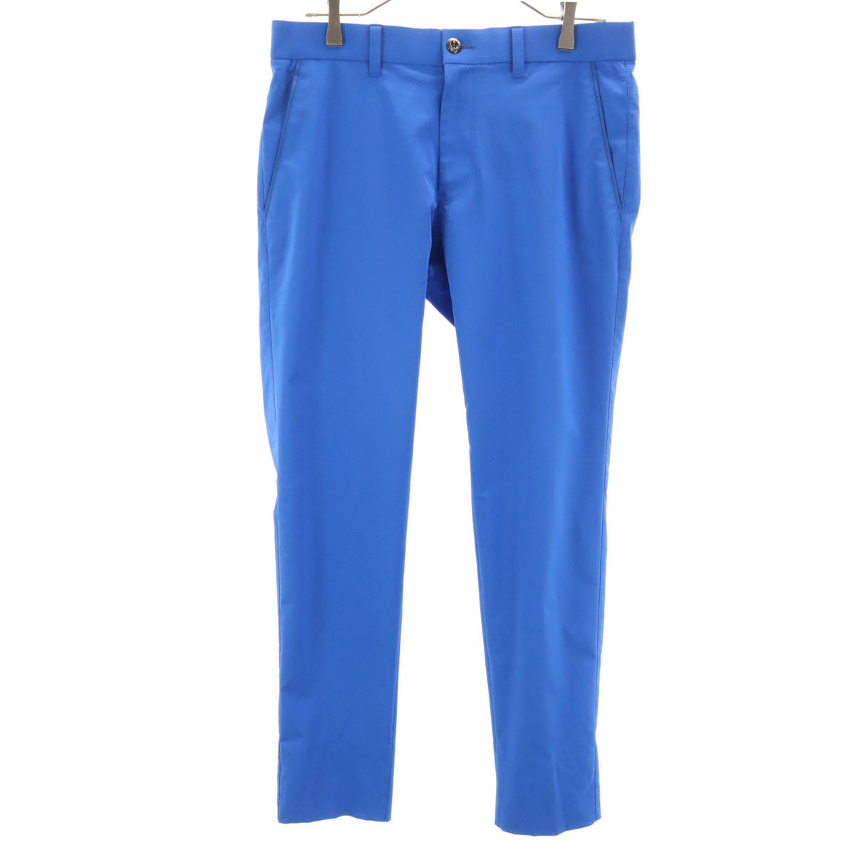 美品 LANVIN SPORT ランバンスポール 日本製 ゴルフ パンツ 79 ブルー メンズ