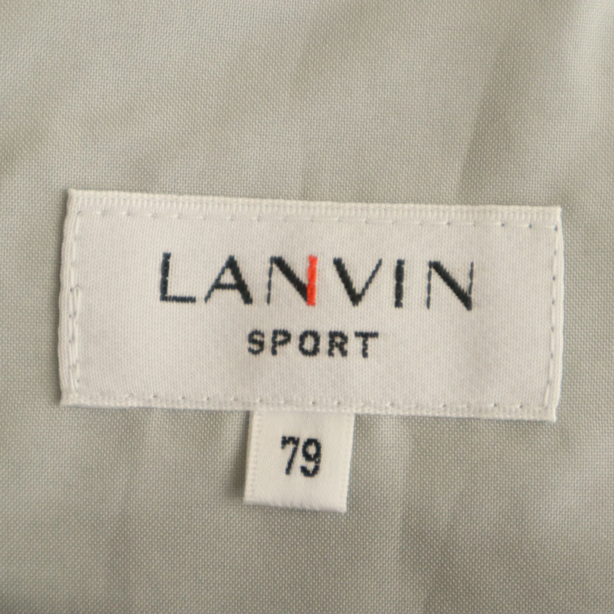 美品 LANVIN SPORT ランバンスポール 日本製 ゴルフ パンツ 79 ブルー メンズ