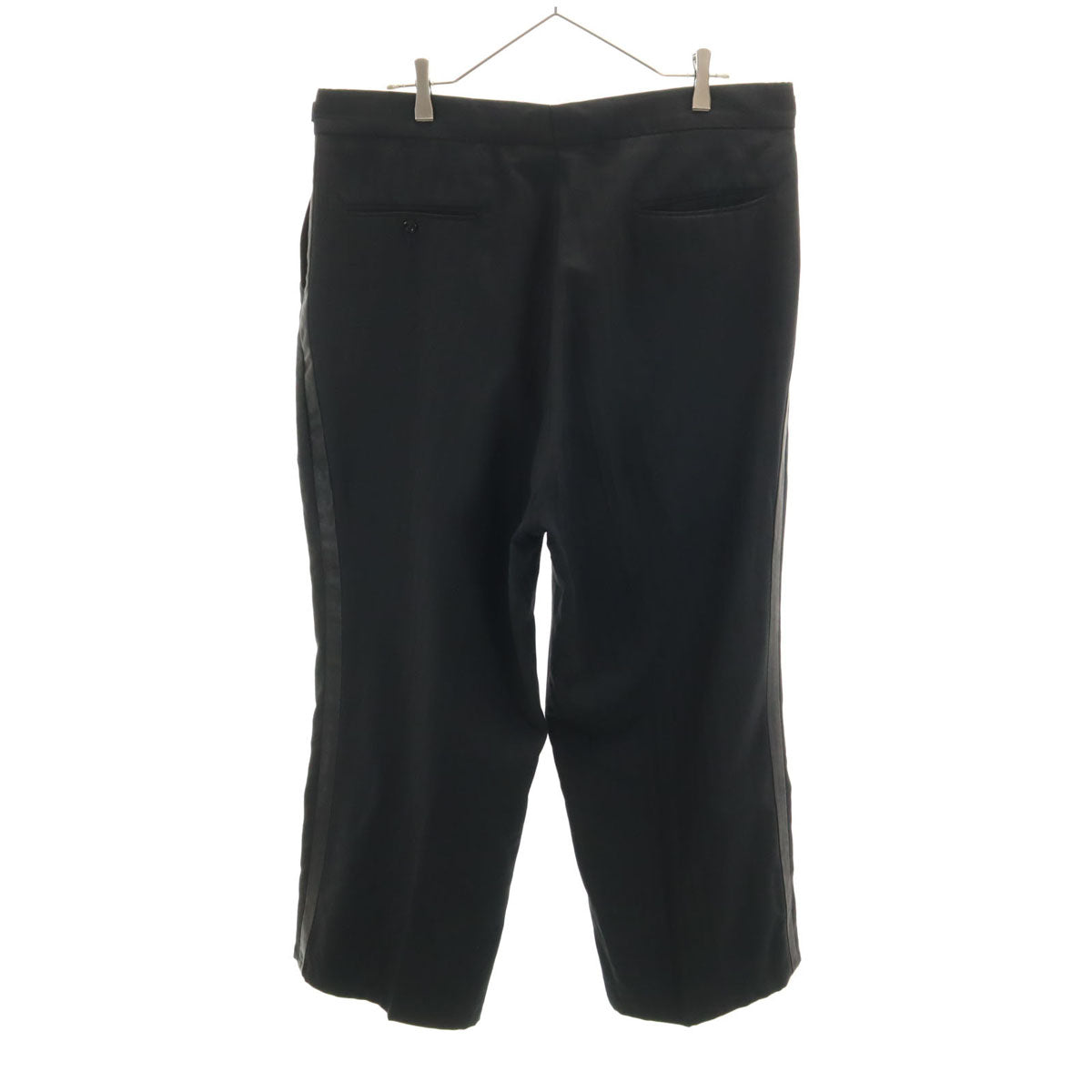 after six 70s USA製 ヴィンテージ スラックスパンツ 42-3-4 ブラック ビッグサイズ メンズ