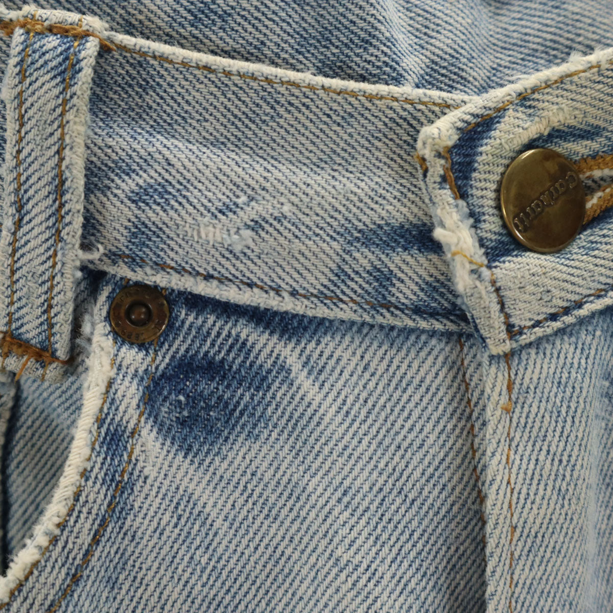 Carhartt カーハート テーパードデニムパンツ ブルー ジーンズ メンズ