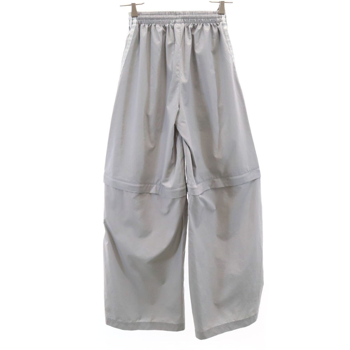 adidas アディダス 2WAY オーバーサイズ パンツ XS グレー レディース