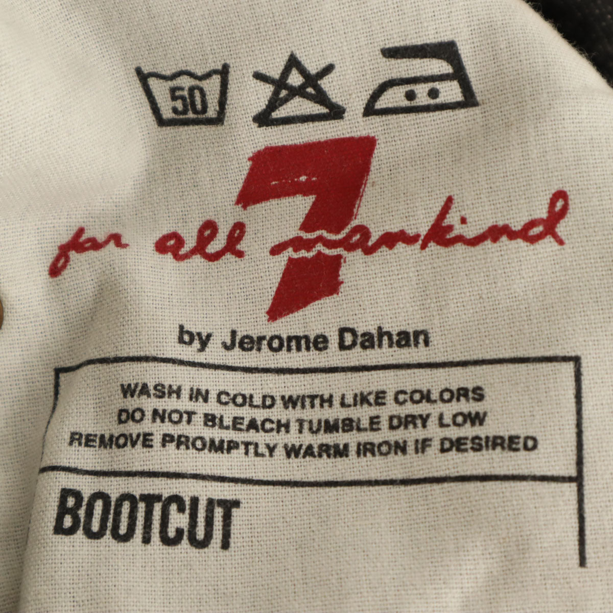 7 For All Mankind セブンフォーオールマンカインド USA製 ブーツカットデニムパンツ W28 ブラック ジーンズ レディース