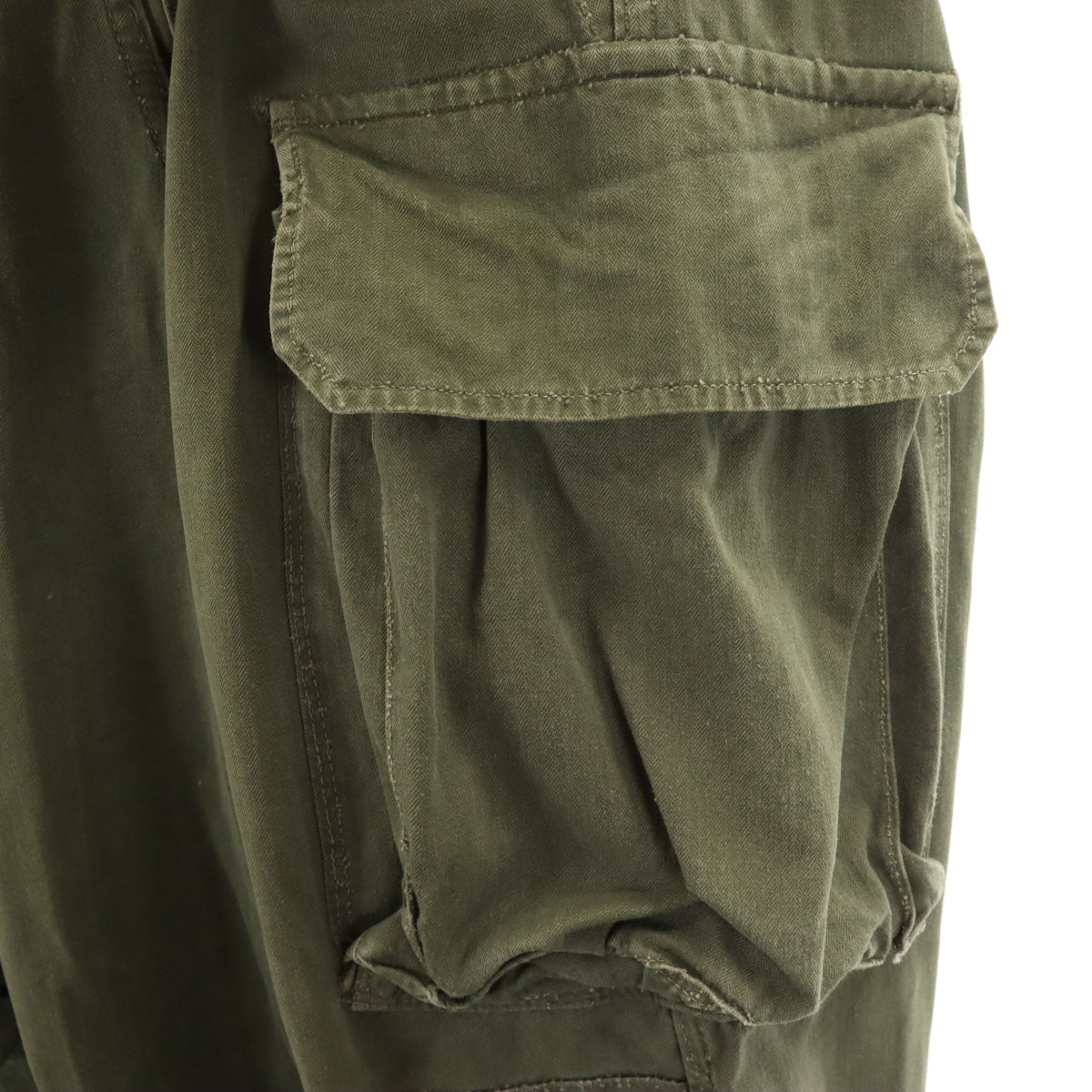 FRENCH ARMY フランス軍 50s ヴィンテージ M47 カーゴパンツ W31 カーキ ミリタリー メンズ