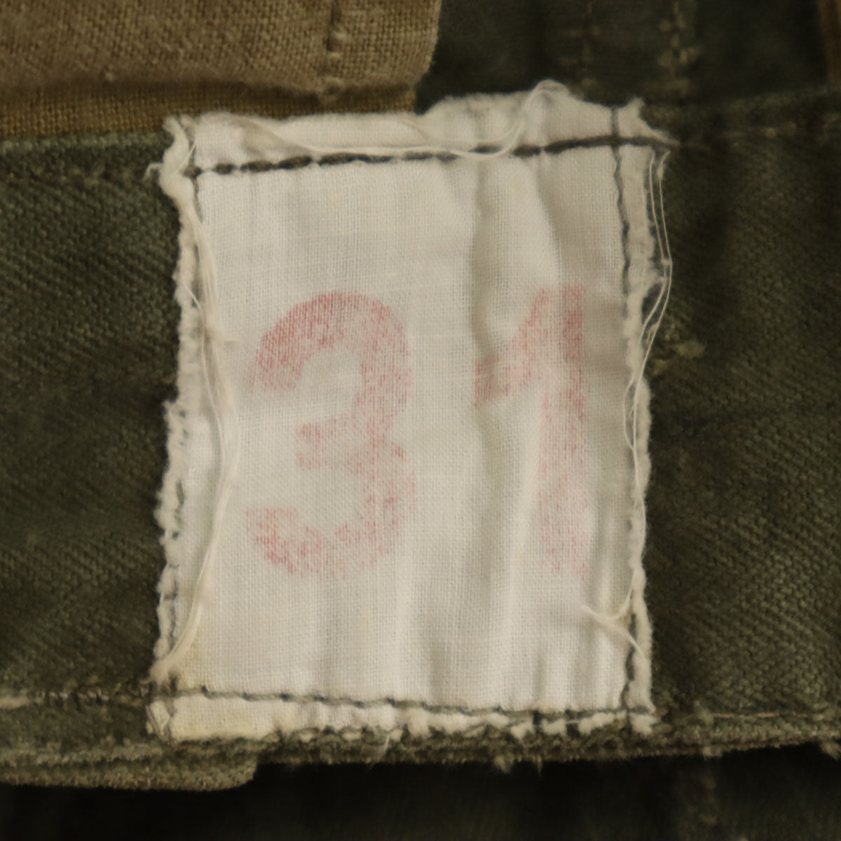 FRENCH ARMY フランス軍 50s ヴィンテージ M47 カーゴパンツ W31 カーキ ミリタリー メンズ