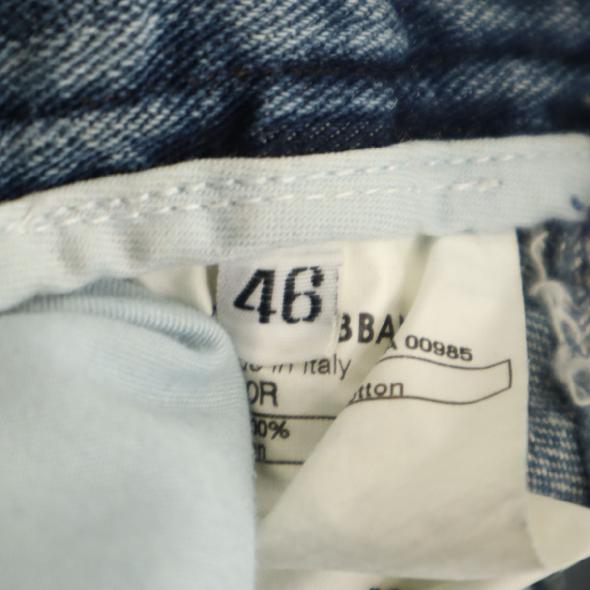 DOLCE&GABBANA ドルチェアンドガッバーナ イタリア製 ヴィンテージ加工 デニムパンツ 46 ウォッシュブルー ジーンズ メンズ