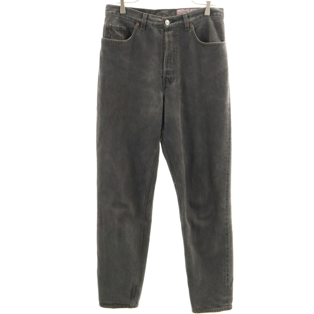 Levi's リーバイス 80s 901 フランス製 オールド ユーロ テーパードデニムパンツ W33 ブラック系 ジーンズ レディース