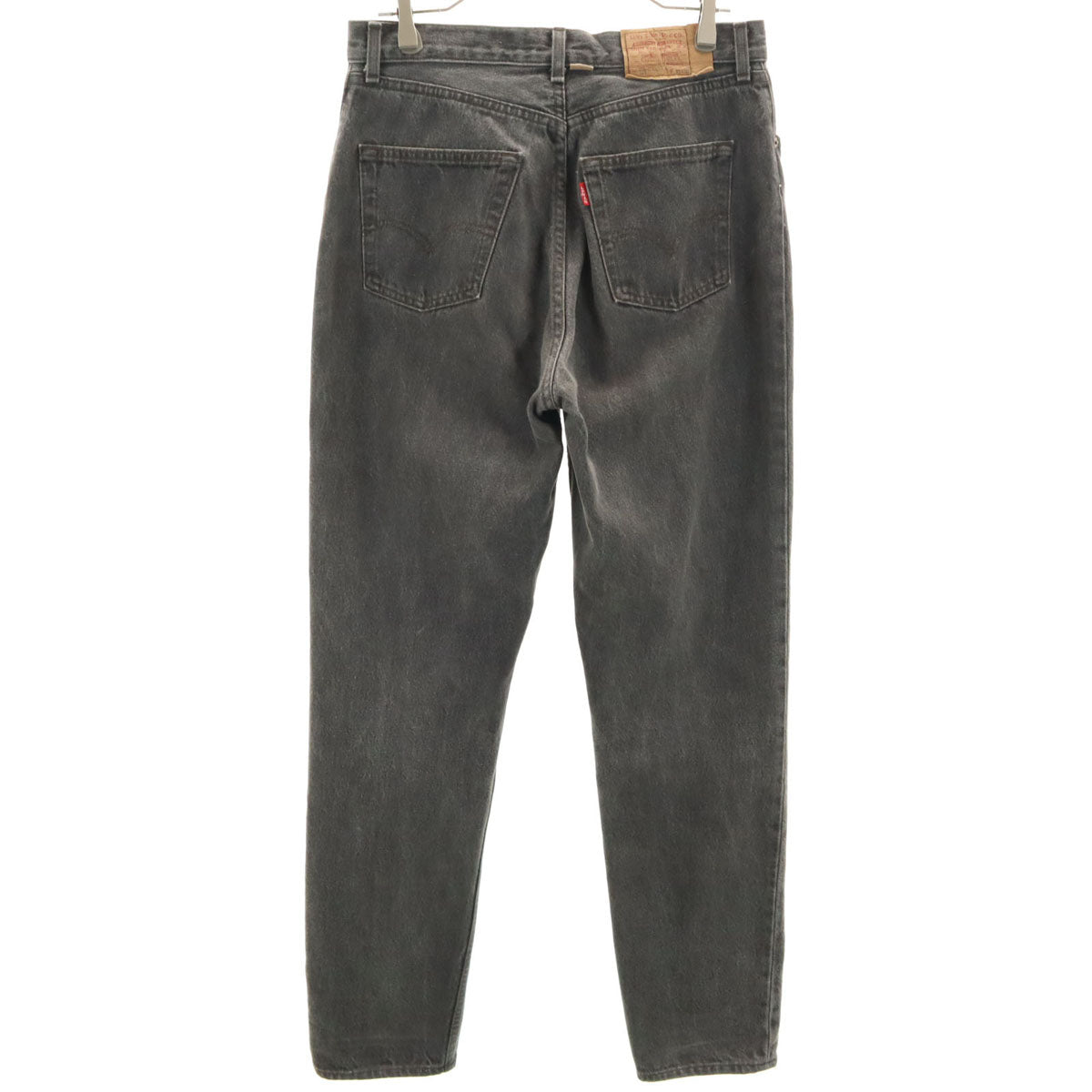 Levi's リーバイス 80s 901 フランス製 オールド ユーロ テーパードデニムパンツ W33 ブラック系 ジーンズ レディース