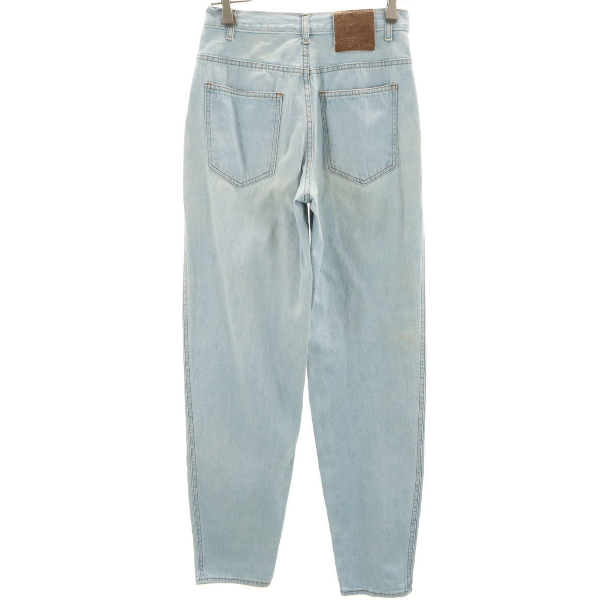 FENDI フェンディ イタリア製 テーパードデニムパンツ 42 アイスブルー ジーンズ レディース