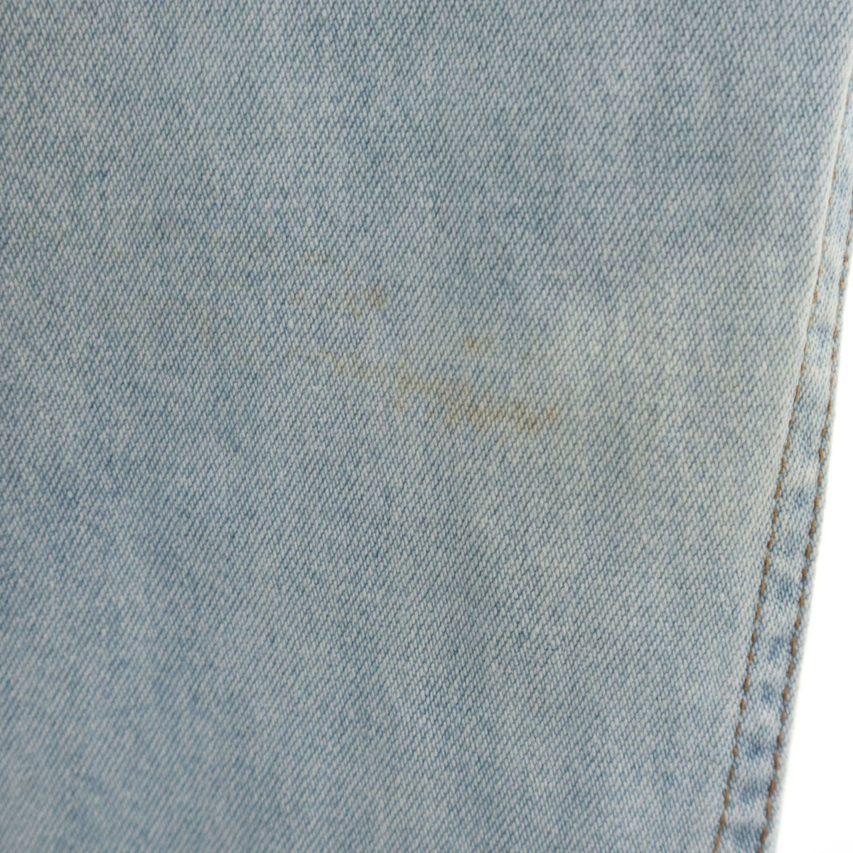 FENDI フェンディ イタリア製 テーパードデニムパンツ 42 アイスブルー ジーンズ レディース