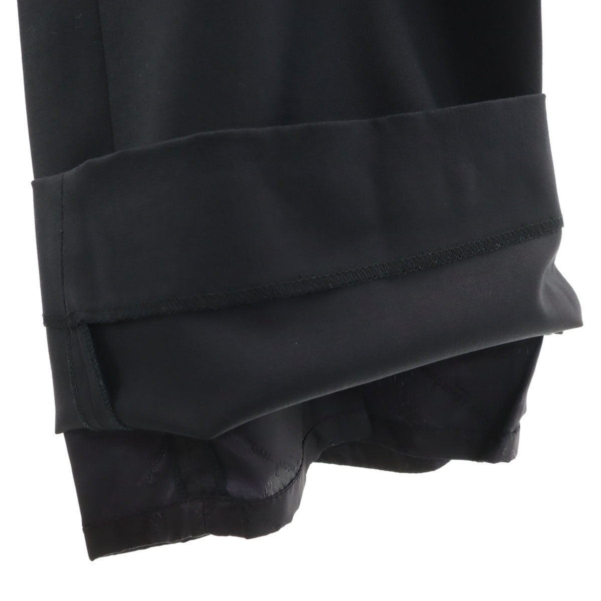 Salvatore Ferragamo サルヴァトーレフェラガモ イタリア製 パンツ 44 ブラック レディース