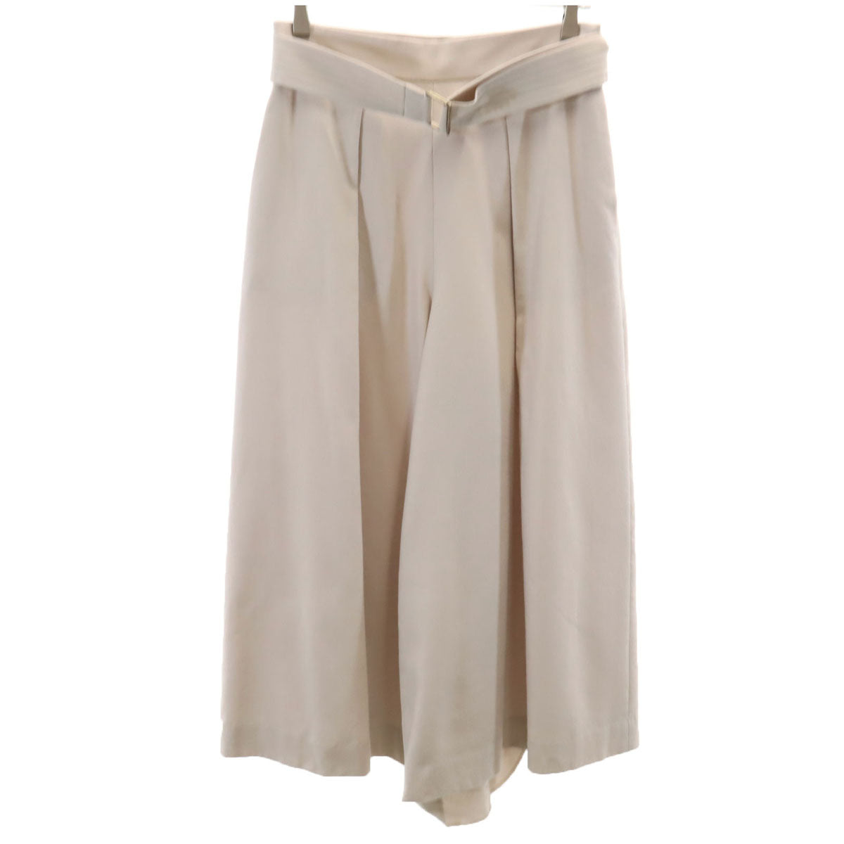 ANAYI アナイ ハイウエスト ワイドパンツ 38 グレージュ レディース