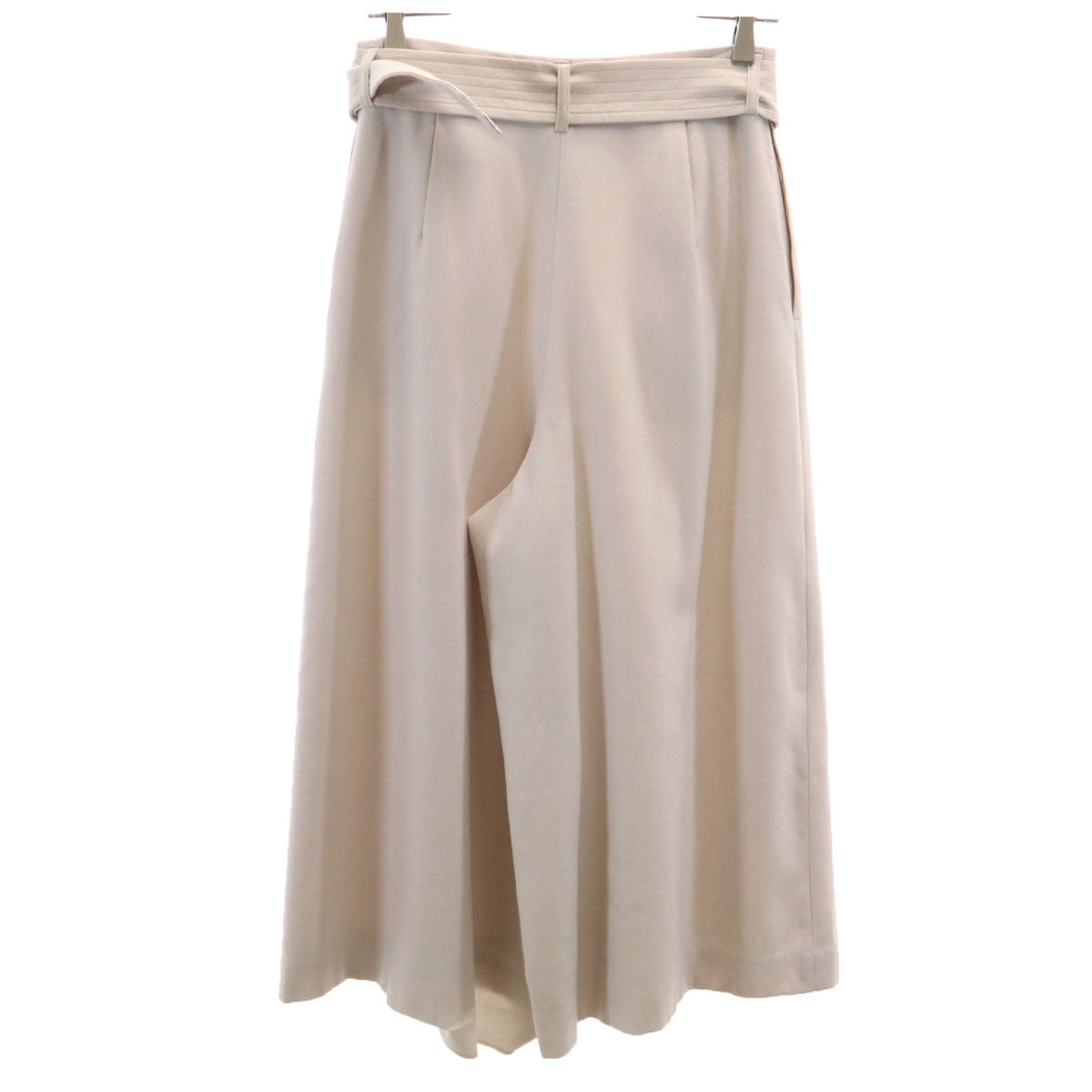 ANAYI アナイ ハイウエスト ワイドパンツ 38 グレージュ レディース