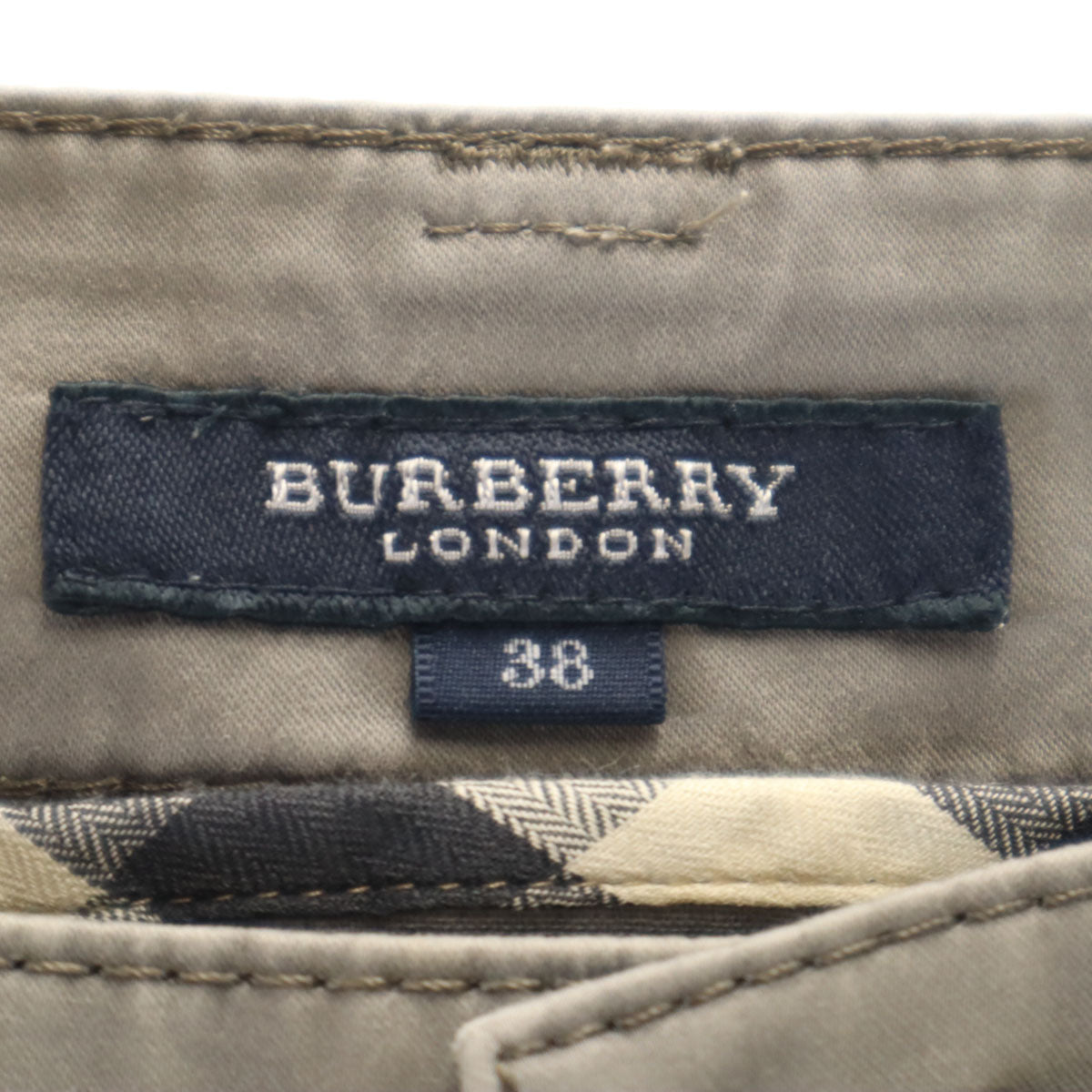 BURBERRY LONDON バーバリーロンドン ブーツカットパンツ 38 グレー 三陽商会 レディース