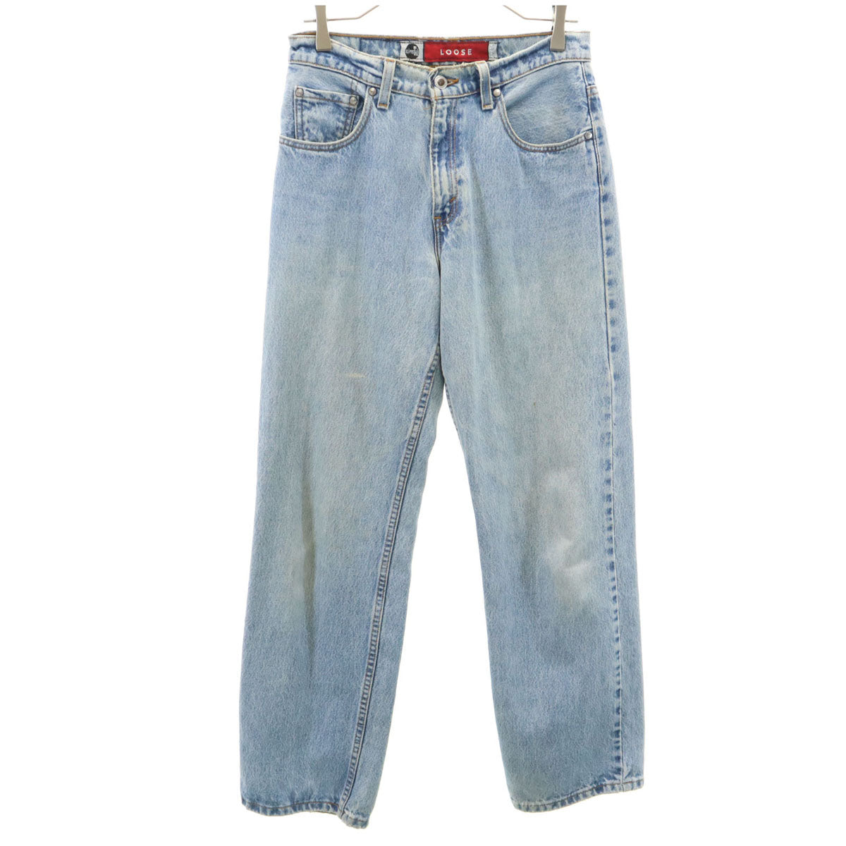 Levi's リーバイス 90s シルバータブ USA製 オールド ルーズ デニムパンツ S ブルー ジーンズ キッズ