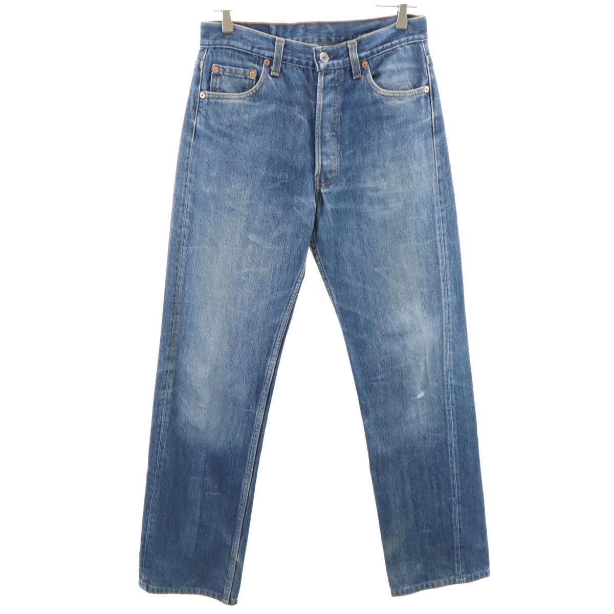 Levi's リーバイス 90s 501 USA製 オールド ストレートデニムパンツ W31 ウォッシュブルー ジーンズ メンズ