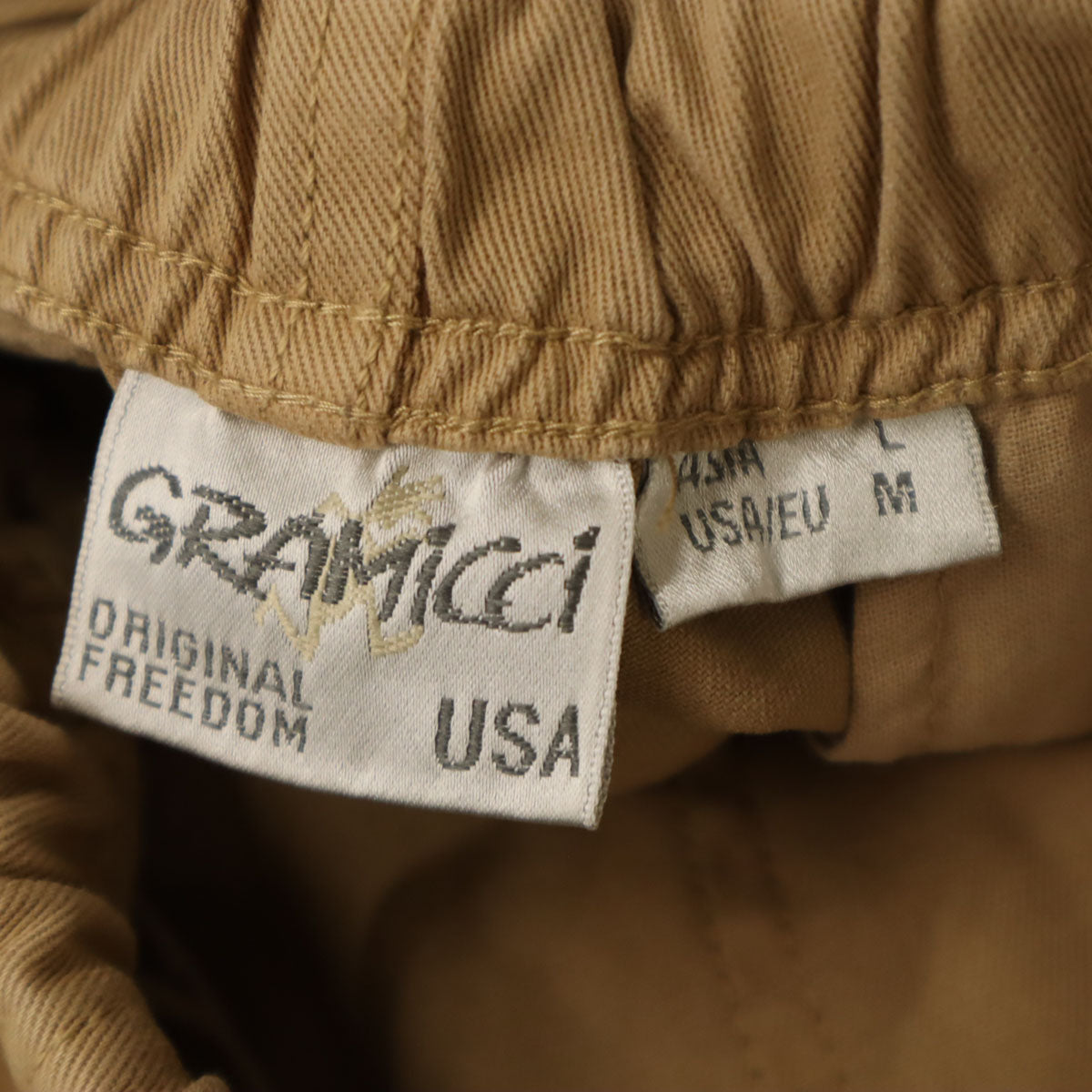 Gramicci グラミチ ルーズ テーパードパンツ L ベージュ アウトドア メンズ