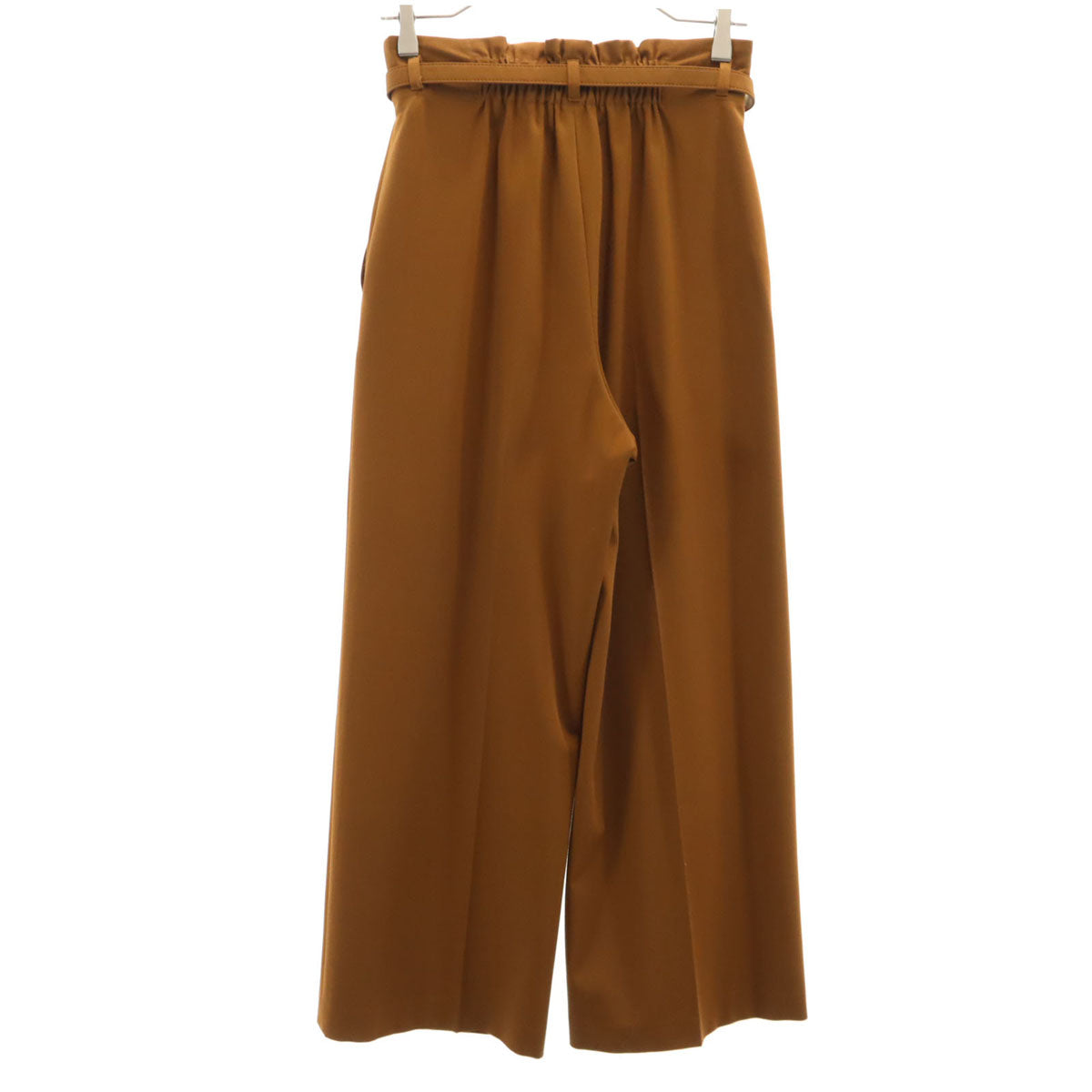 BLUE LABEL CRESTBRIDGE ブルーレーベルクレストブリッジ ハイウエスト ワイドパンツ 36 ブラウン レディース