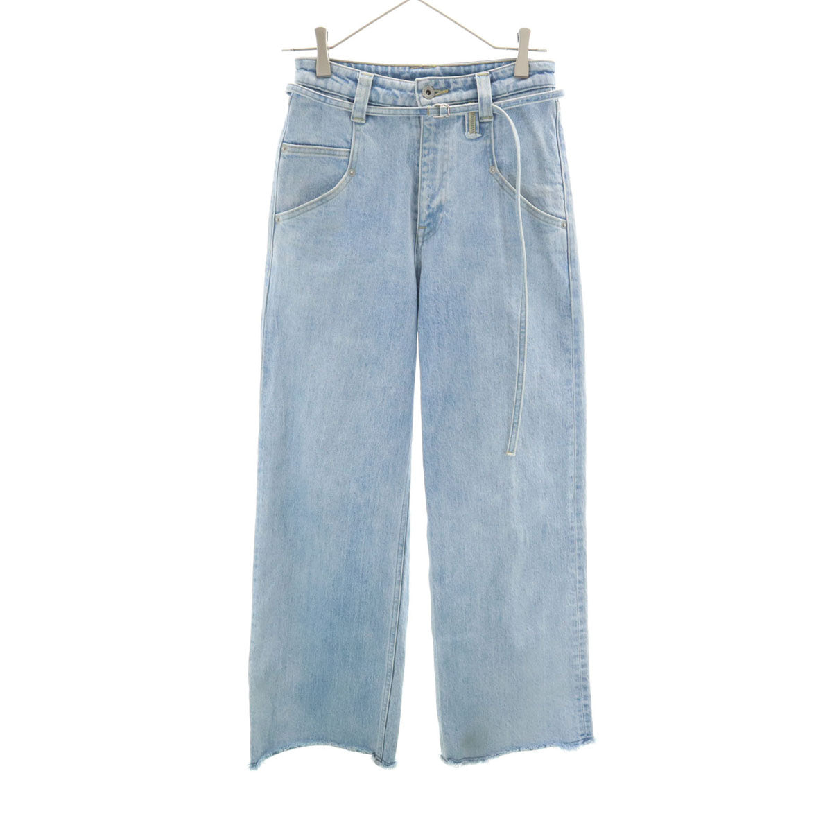 Spick and Span スピックアンドスパン ワイドデニムパンツ 36 ジーンズ ストレッチ レディース