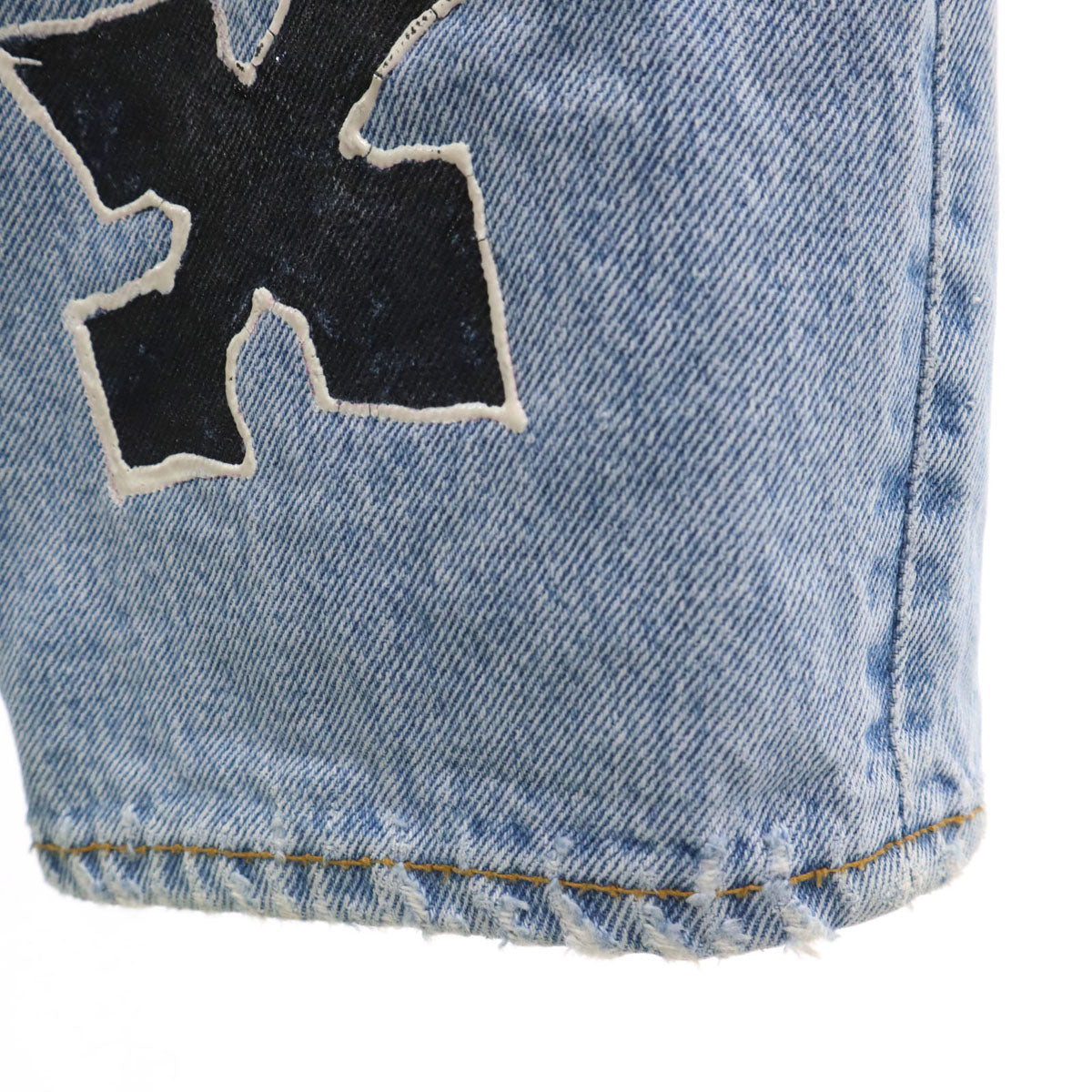 DEFRAY デニムパンツ W29 ブルー系 ボタンフライ レディース