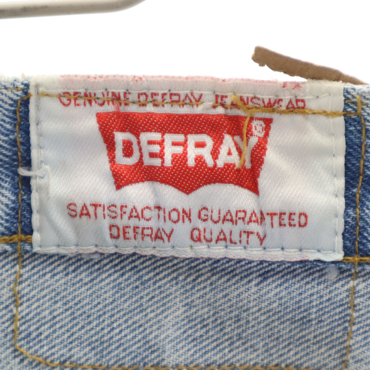 DEFRAY デニムパンツ W29 ブルー系 ボタンフライ レディース