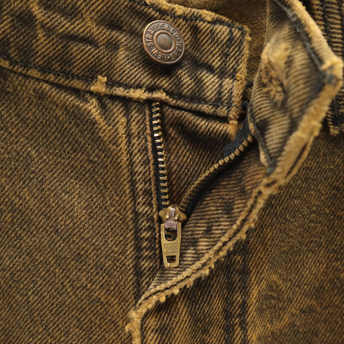 Levi's リーバイス 90s オールド テーパードデニムパンツ ブラウン ジーンズ メンズ