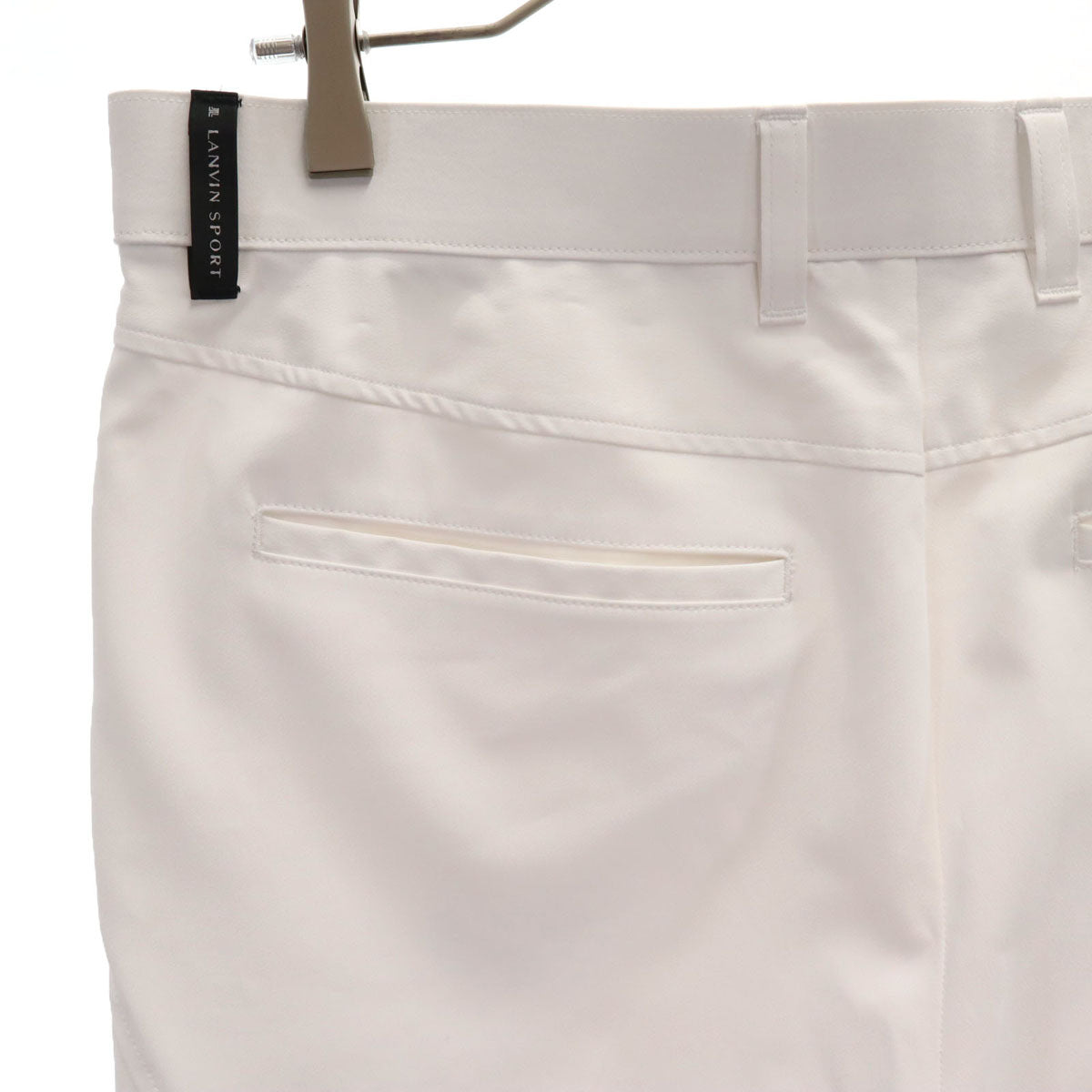 LANVIN SPORT ランバンスポール 日本製 テーパードパンツ 82 ホワイト メンズ