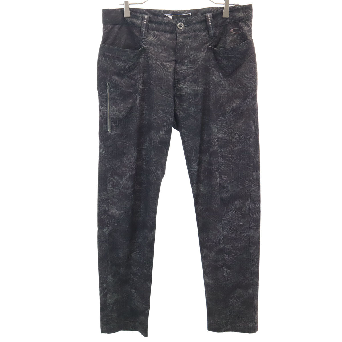 OAKLEY オークリー 総柄 パンツ W34 グレー メンズ