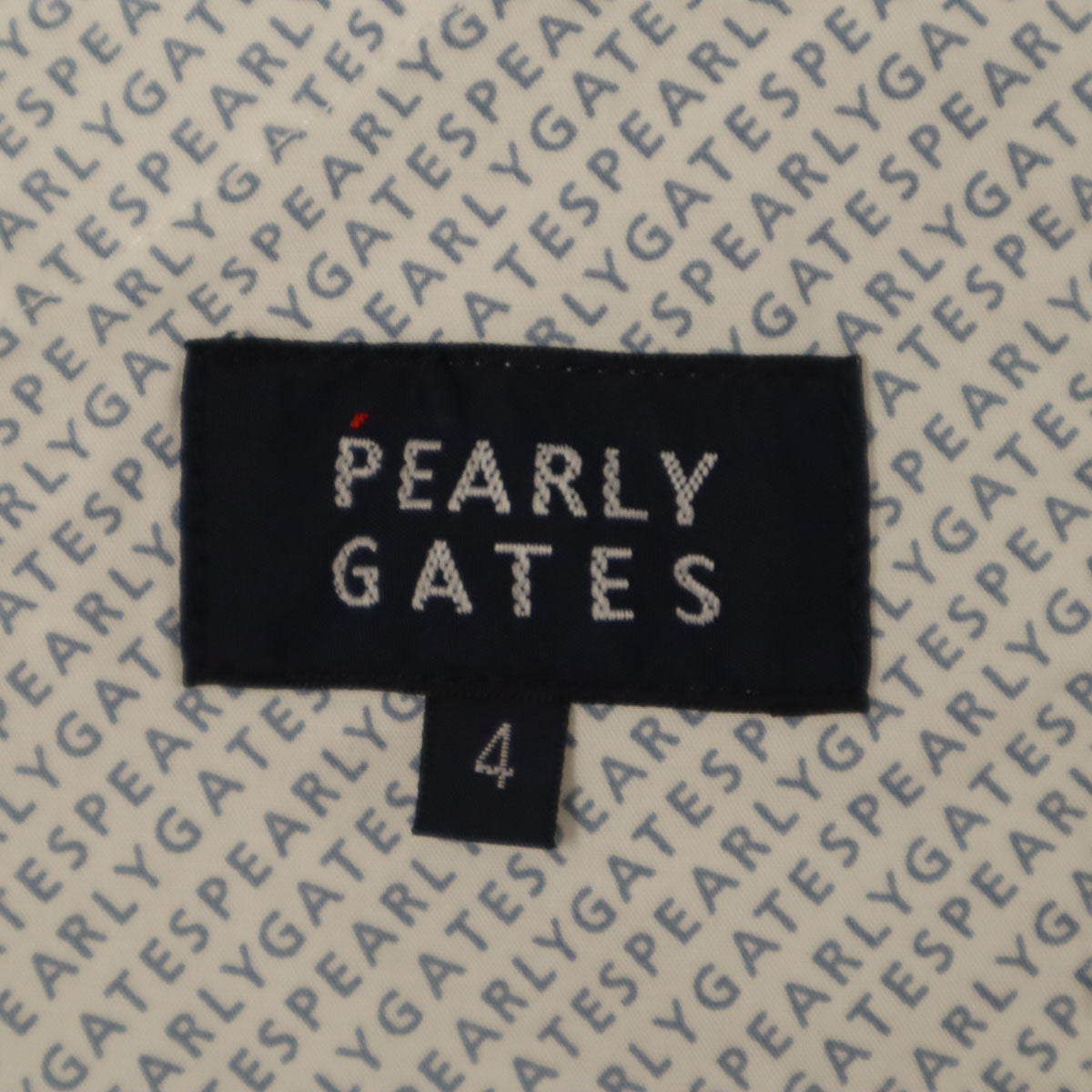 PEARLY GATES パーリーゲイツ ゴルフ ロングパンツ 4 ホワイト メンズ