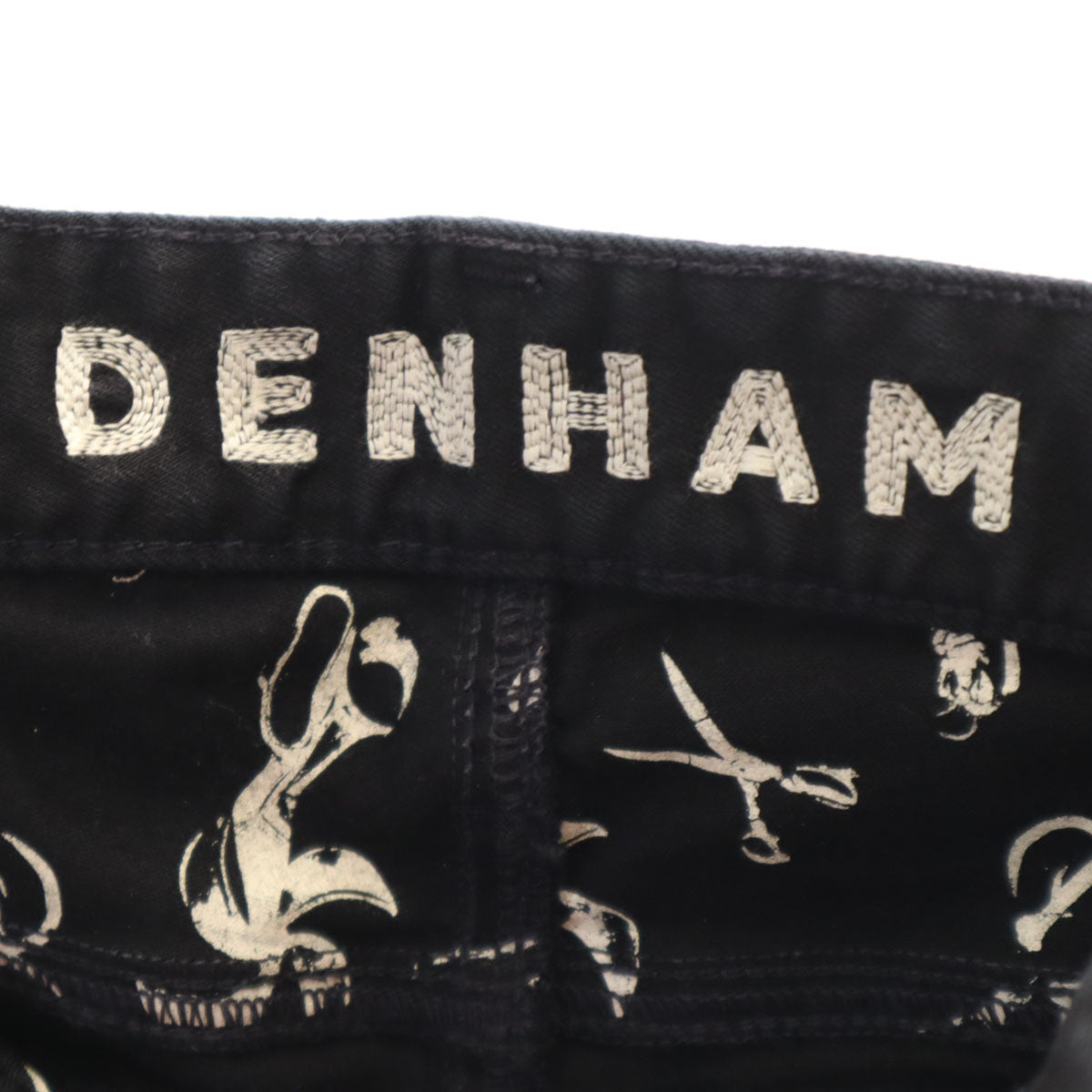 DENHAM デンハム BOLT スキニーパンツ W31 ブラック メンズ
