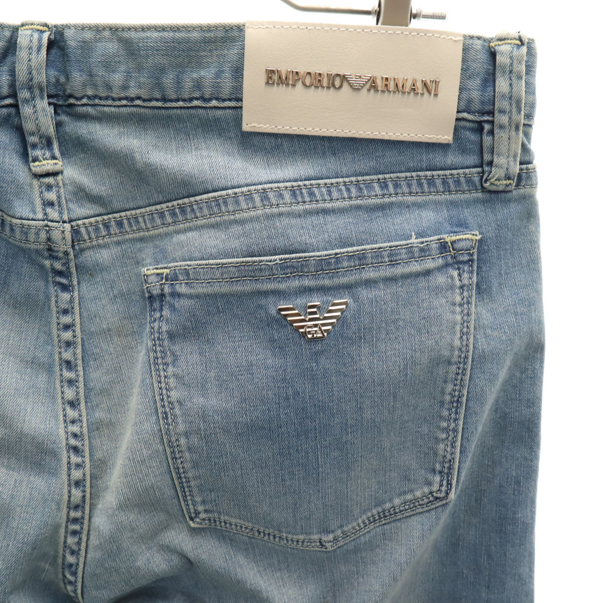 Emporio Armani エンポリオアルマーニ スリムデニムパンツ W31 ブルー ジーンズ メンズ