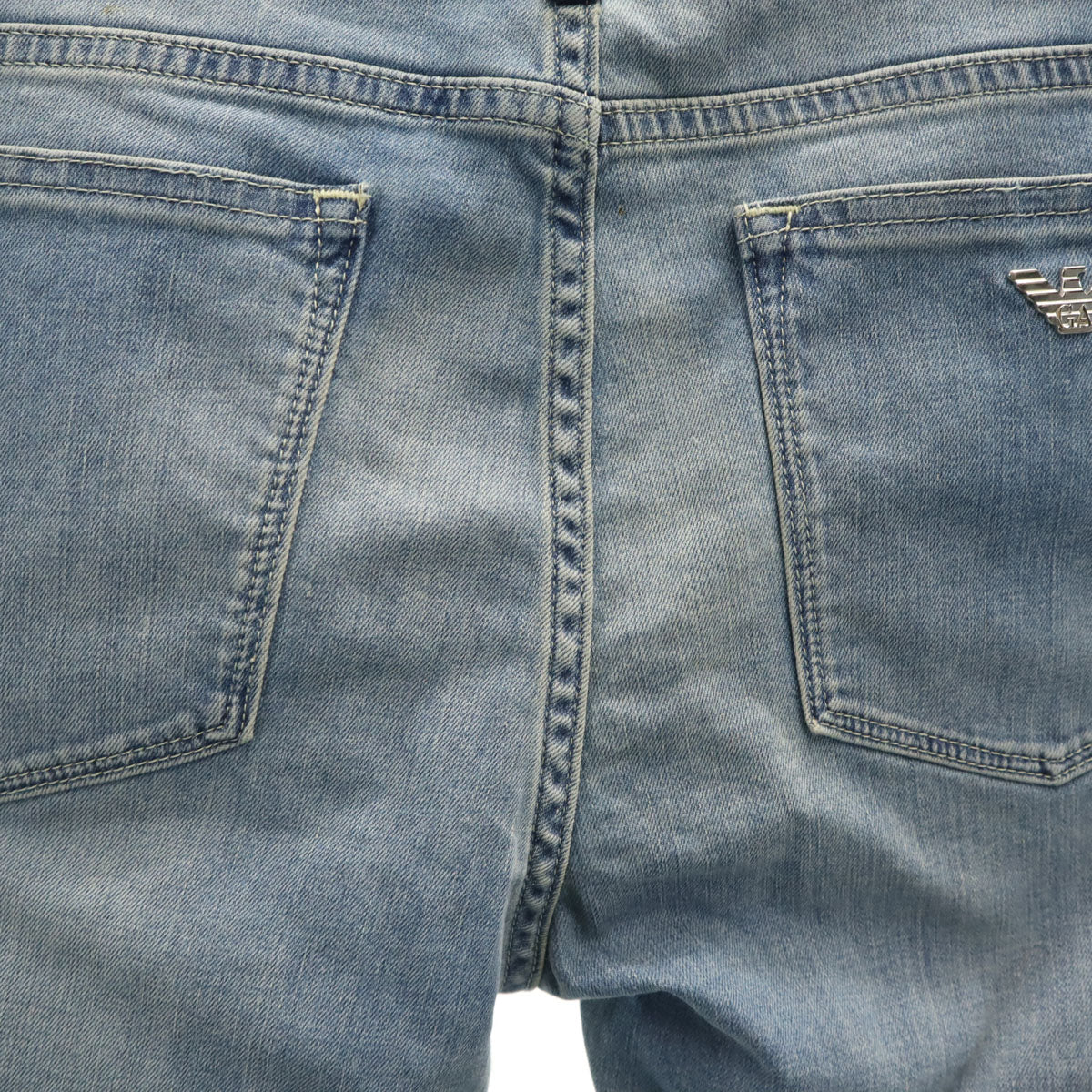 Emporio Armani エンポリオアルマーニ スリムデニムパンツ W31 ブルー ジーンズ メンズ