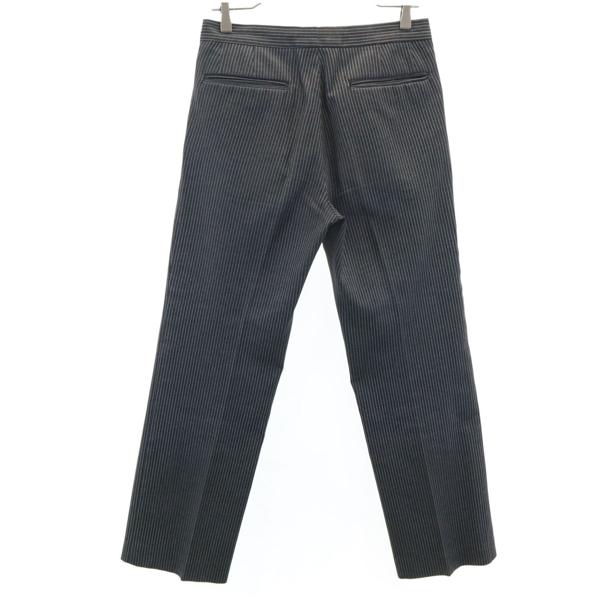A.P.C. アーペーセー フランス製 ストライプ柄 ストレートパンツ XS チャコールグレー メンズ