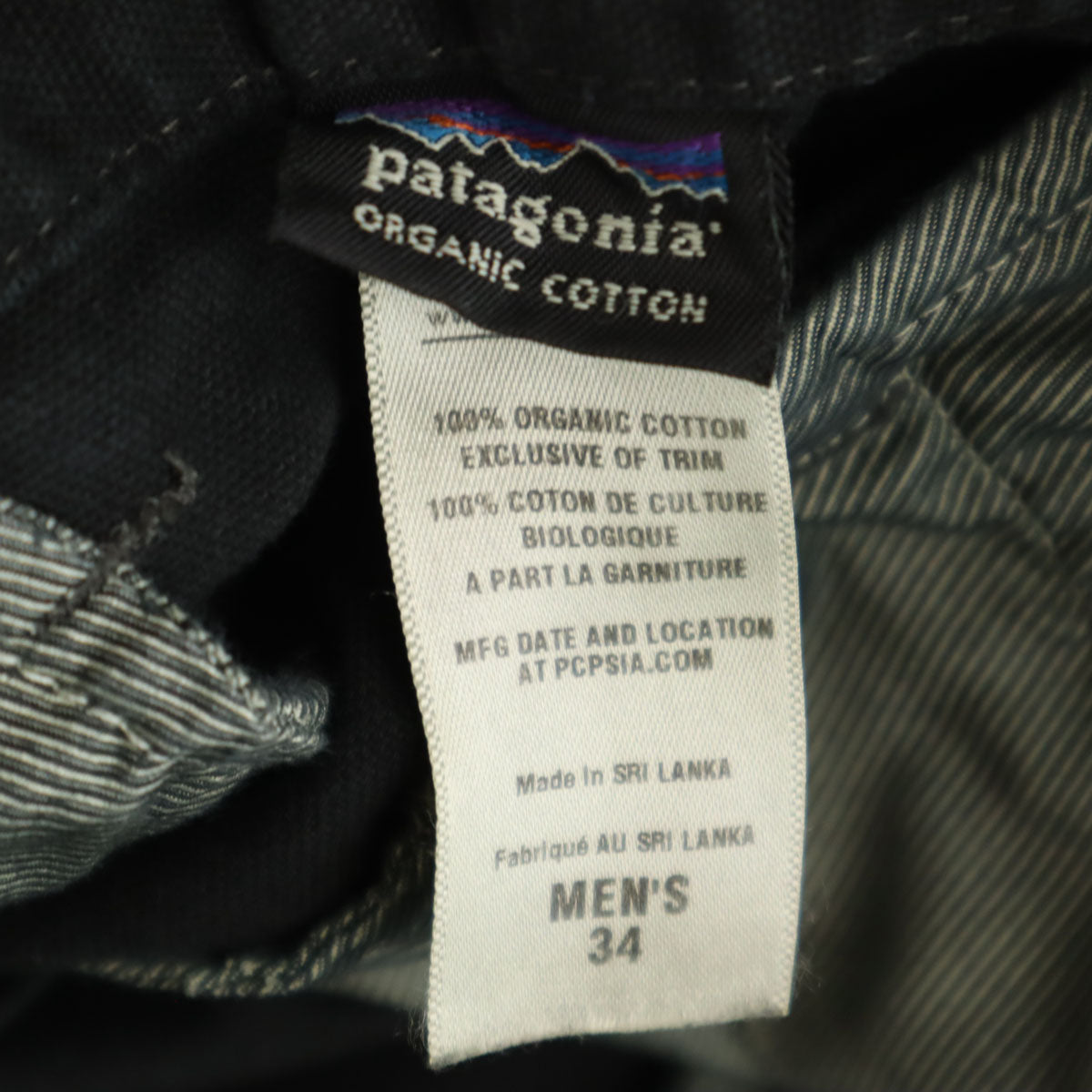 patagonia パタゴニア ストレートパンツ W34 ブラック 58120FA12 アウトドア メンズ