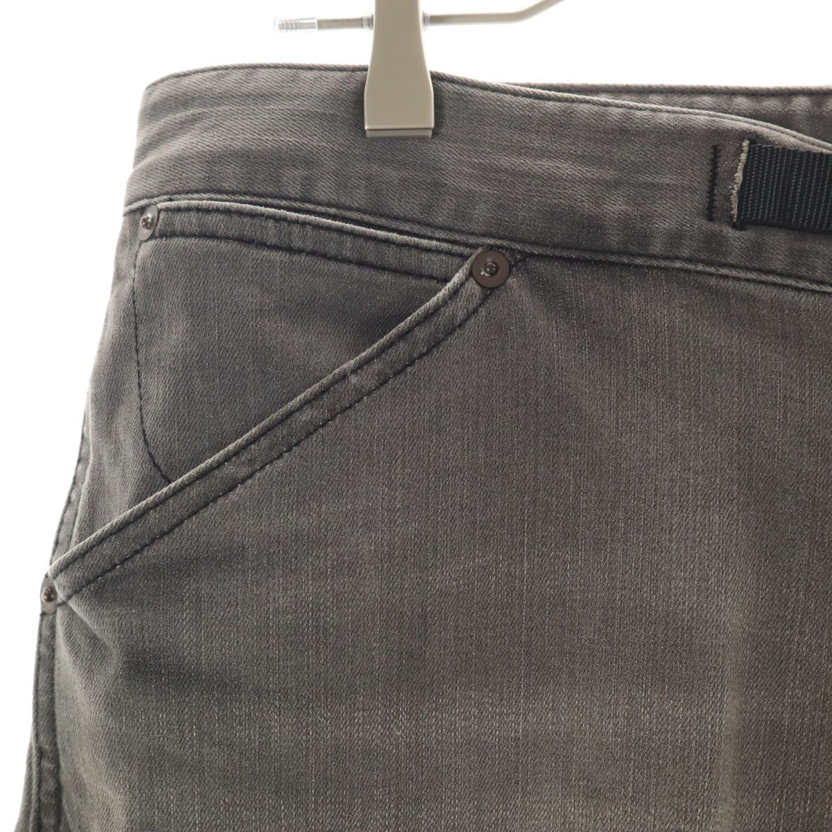 Gramicci グラミチ URBAN RESEARCH DOORS アーバンリサーチドアーズ別注 デニム クライミングパンツ L グレー アウトドア メンズ
