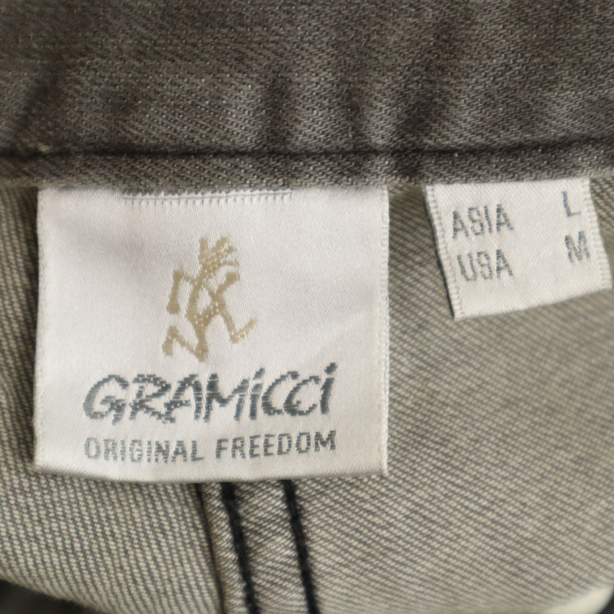 Gramicci グラミチ URBAN RESEARCH DOORS アーバンリサーチドアーズ別注 デニム クライミングパンツ L グレー アウトドア メンズ
