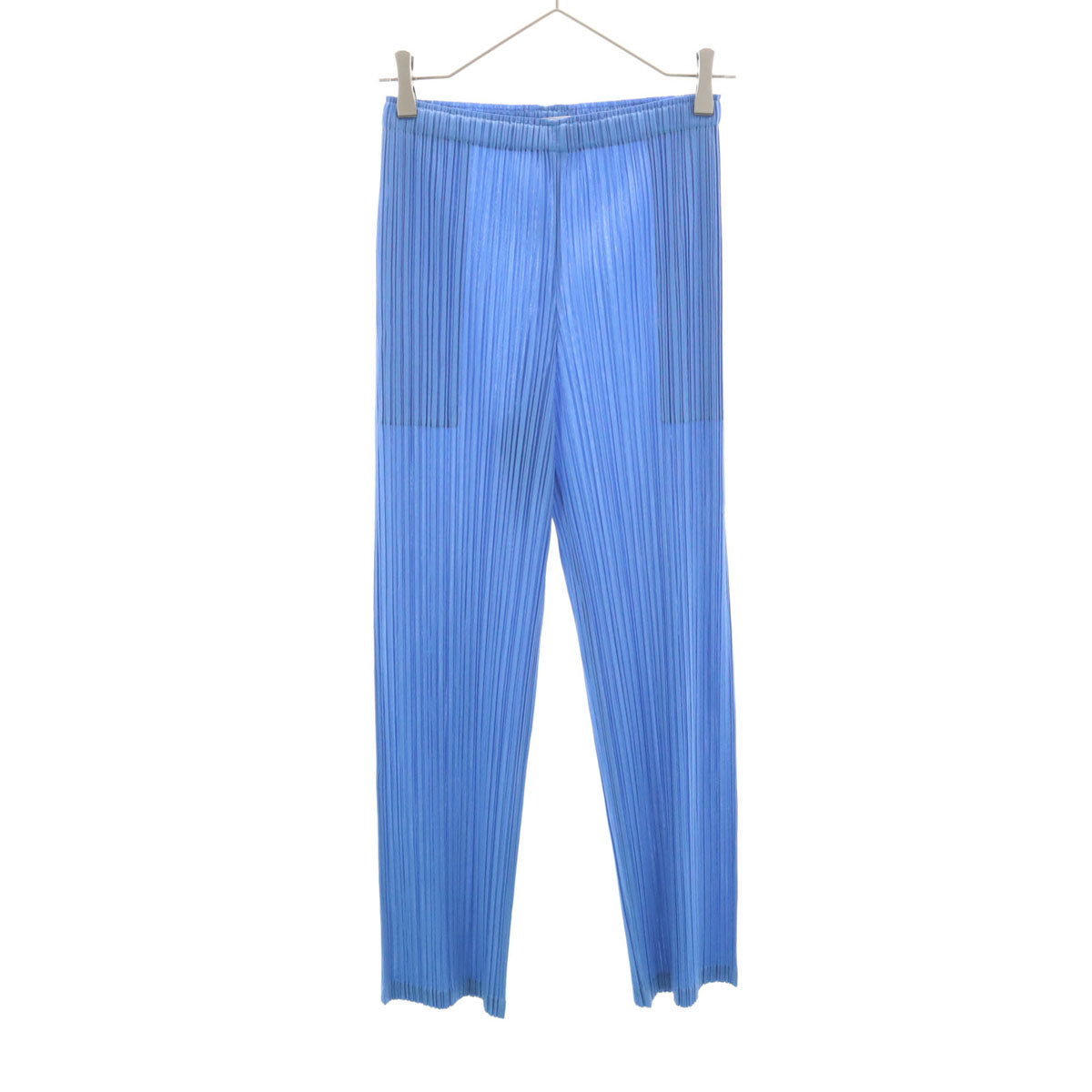 PLEATS PLEASE プリーツプリーズ 日本製 プリーツ パンツ 2 ブルー系 イッセイミヤケ レディース