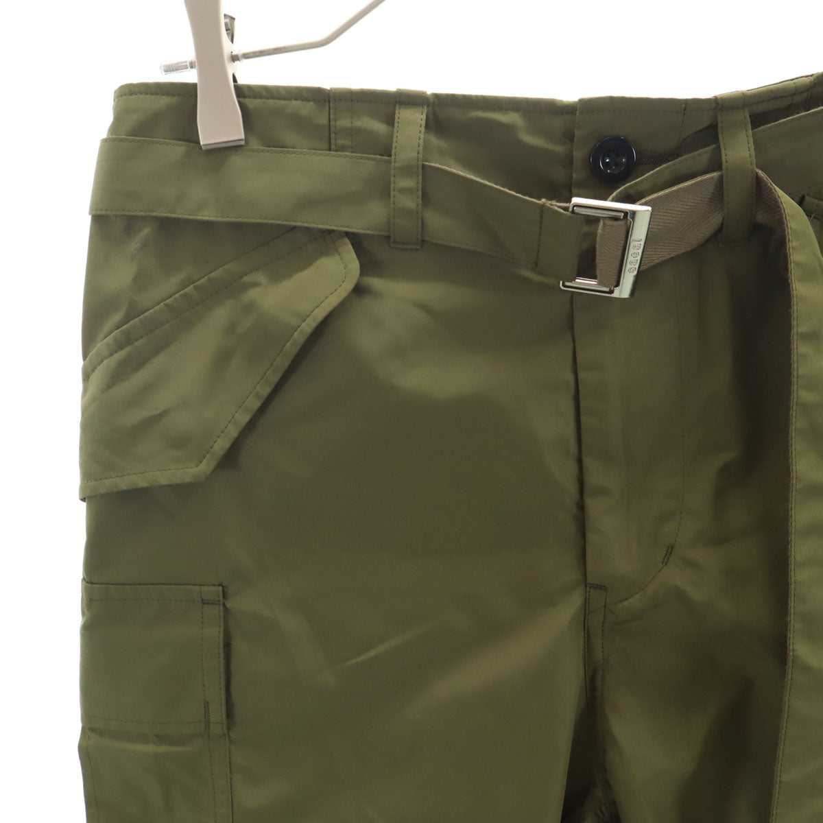 Sacai サカイ 日本製 カーゴパンツ 0 オリーブ系 メンズ