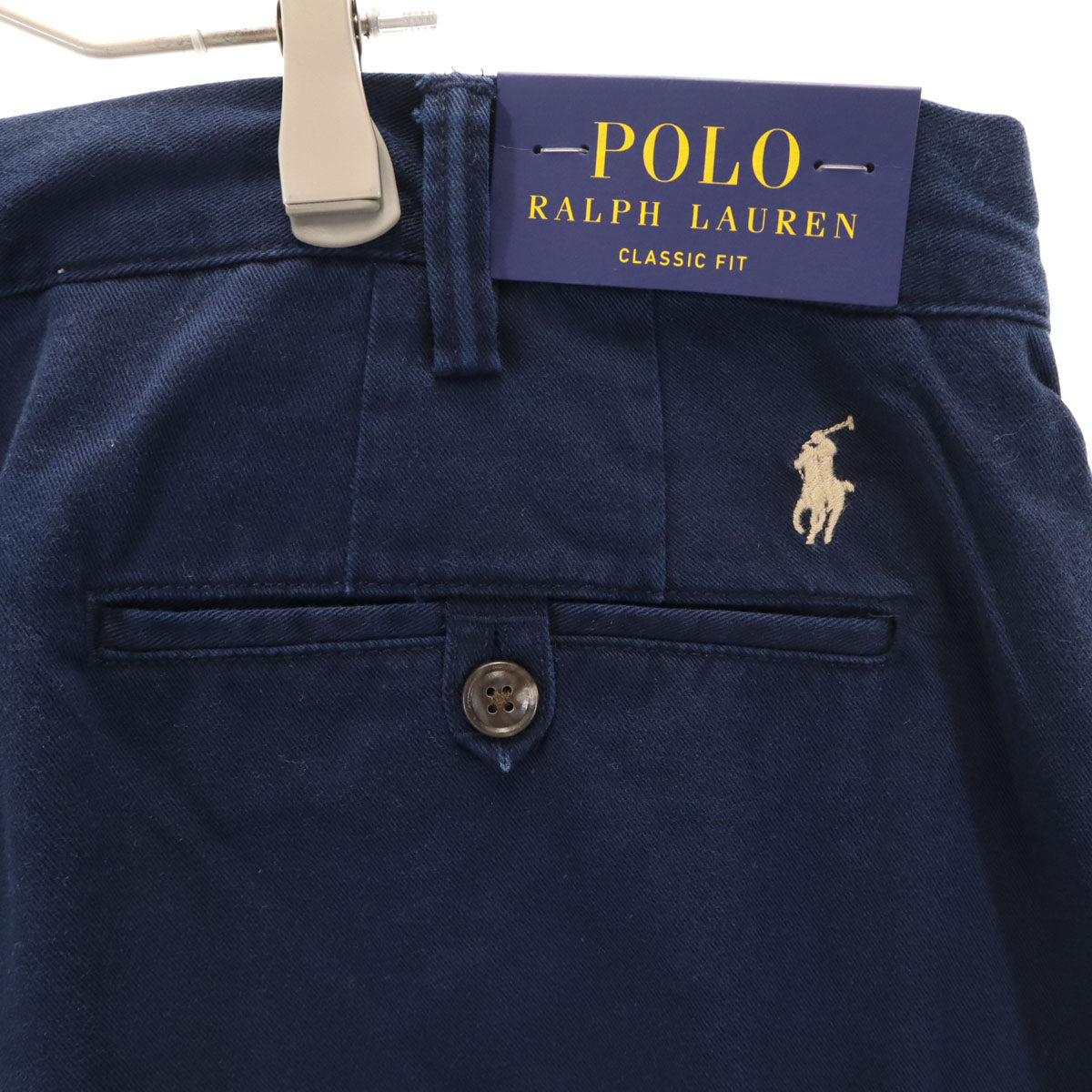 未使用 POLO RALPH LAUREN ポロラルフローレン チノパンツ W40 ネイビー ビッグサイズ メンズ