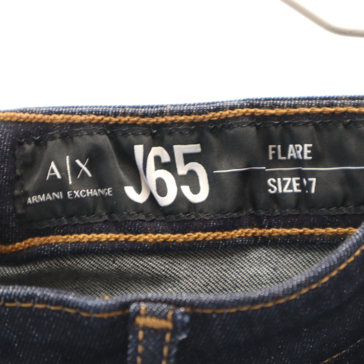 ARMANI EXCHANGE アルマーニエクスチェンジ J65 フレアデニムパンツ W27 インディゴ ジーンズ レディース