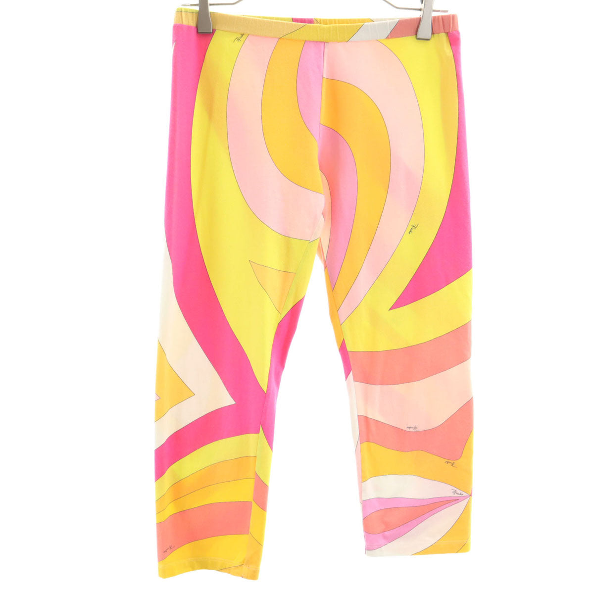 Emilio Pucci エミリオプッチ イタリア製 総柄 レギンス 42 マルチ レディース