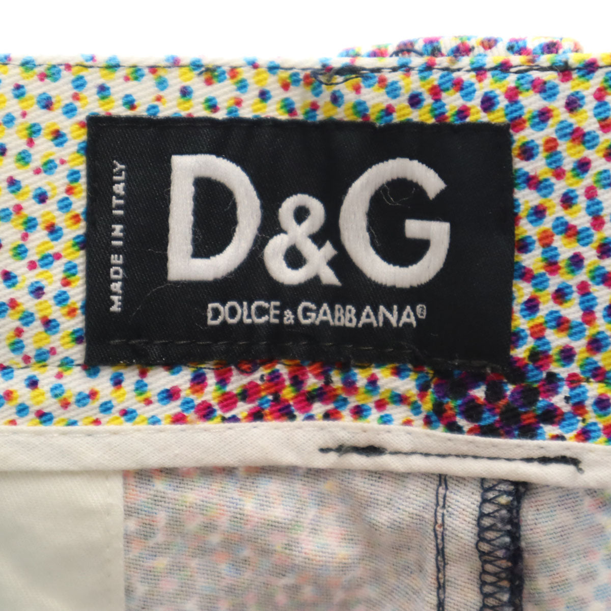 D&G Dolce&Gabbana ディーアンドジー ドルチェアンドガッバーナ イタリア製 ヴィーナス ロングパンツ マルチ メンズ