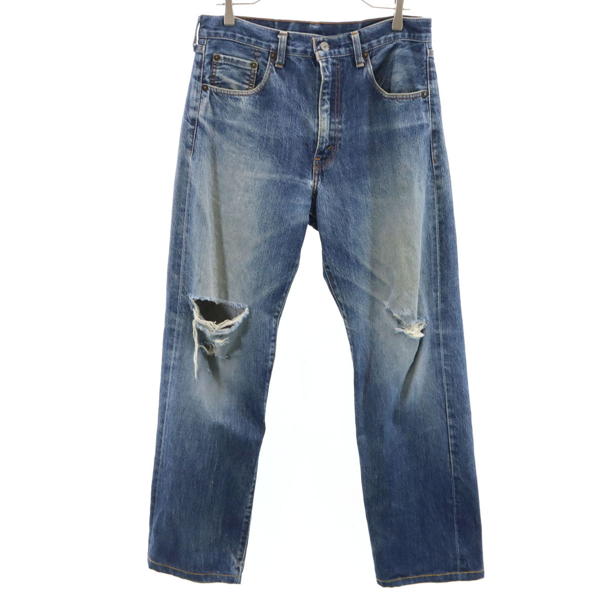 Levi's リーバイス 90s 502 ストレートデニムパンツ W33 ジーンズ 赤耳 ビックE メンズ