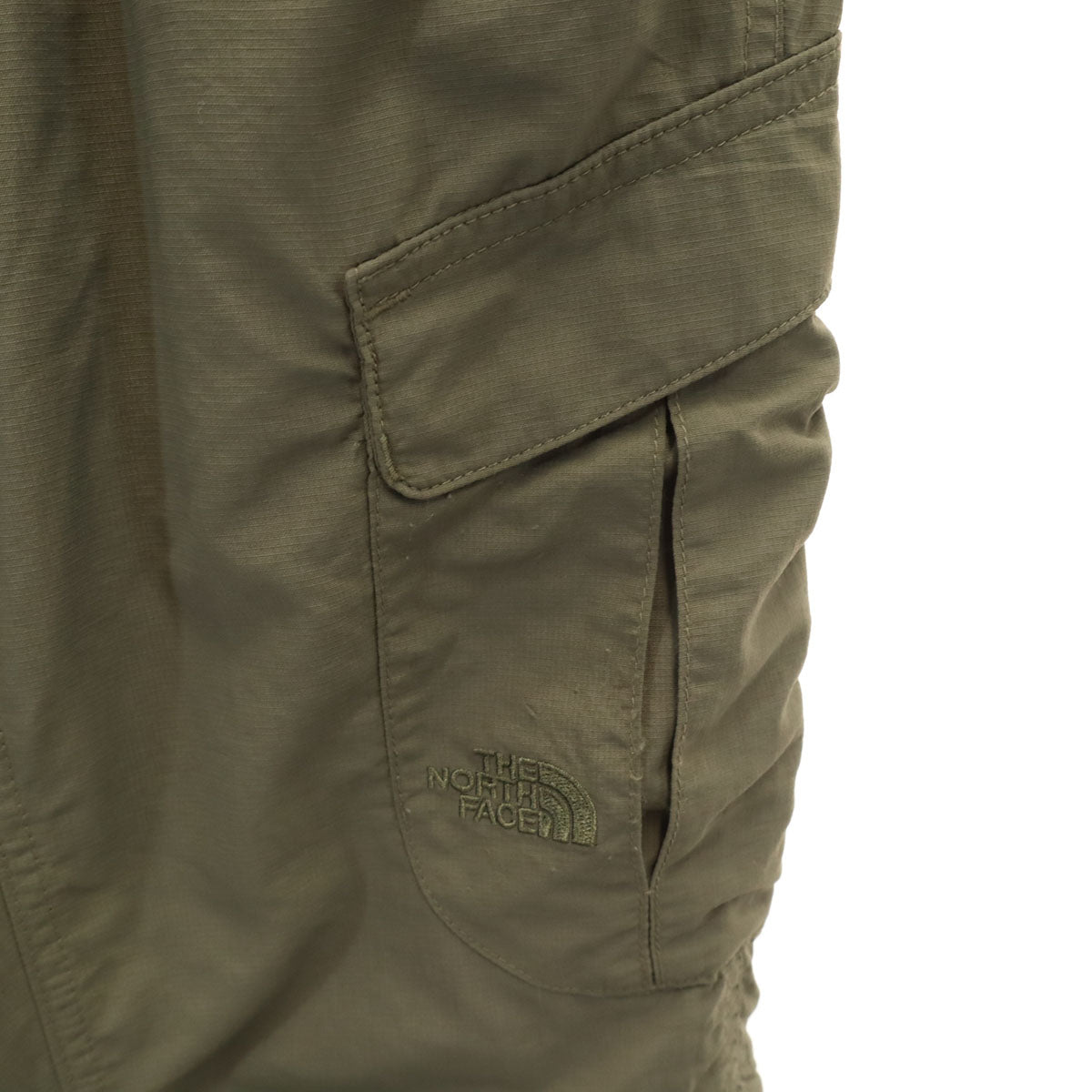 THE NORTH FACE ノースフェイス 2WAY カーゴパンツ XS カーキ アウトドア ポケッタブル レディース