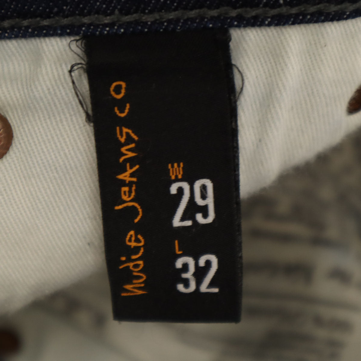 Nudie Jeans ヌーディージーンズ イタリア製 THIN FINN スリムデニムパンツ W29 インディゴ ジーンズ メンズ